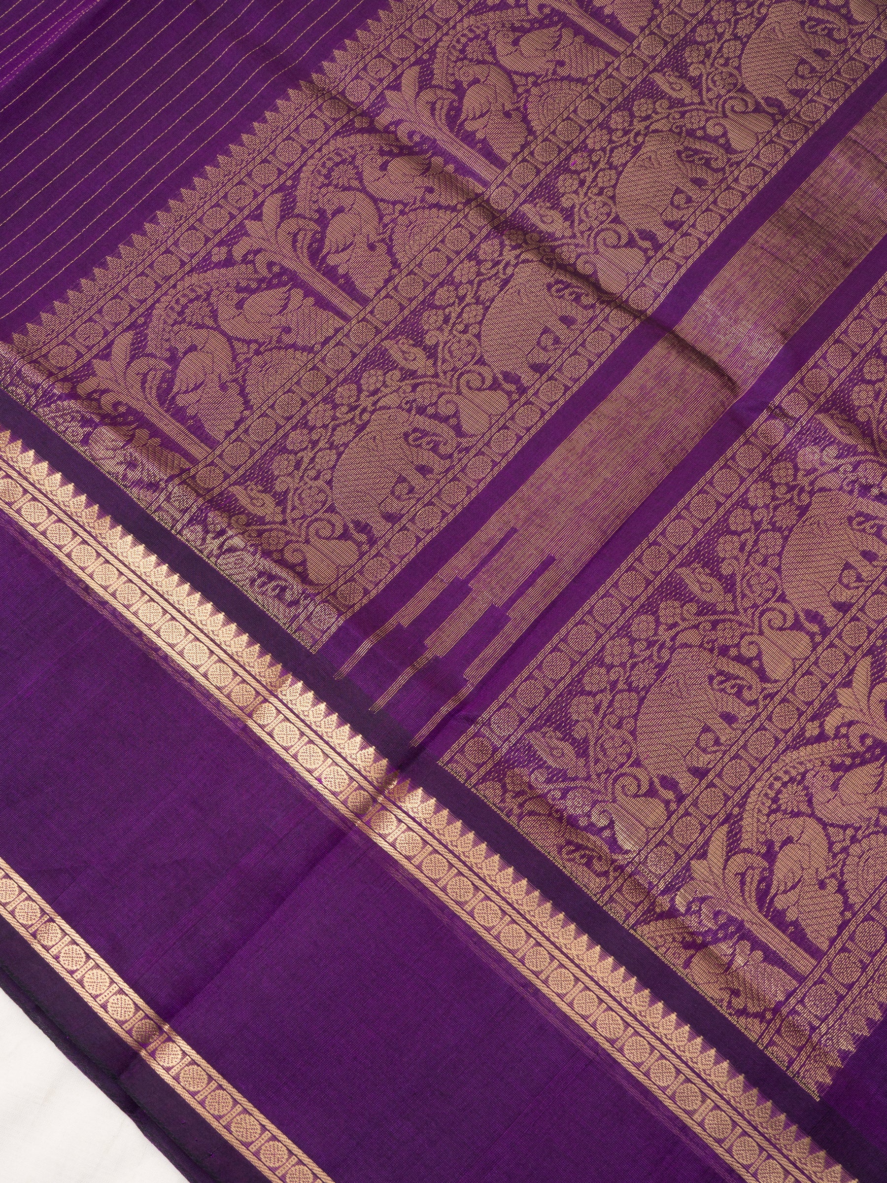 Vadamalli unique pallu/ Silk Cotton Saree CLSA9675