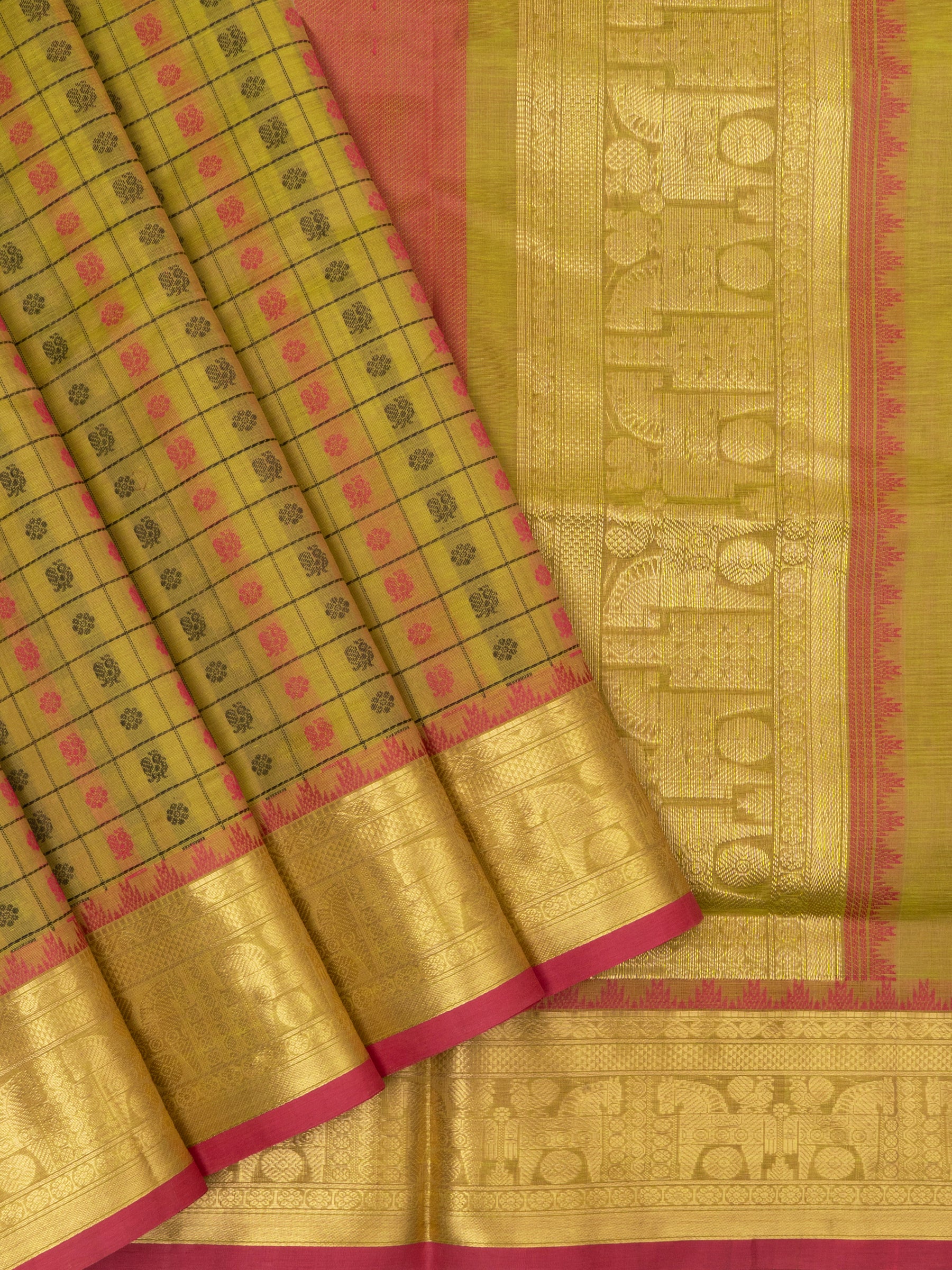 Silk Cotton Saree CLSA6654