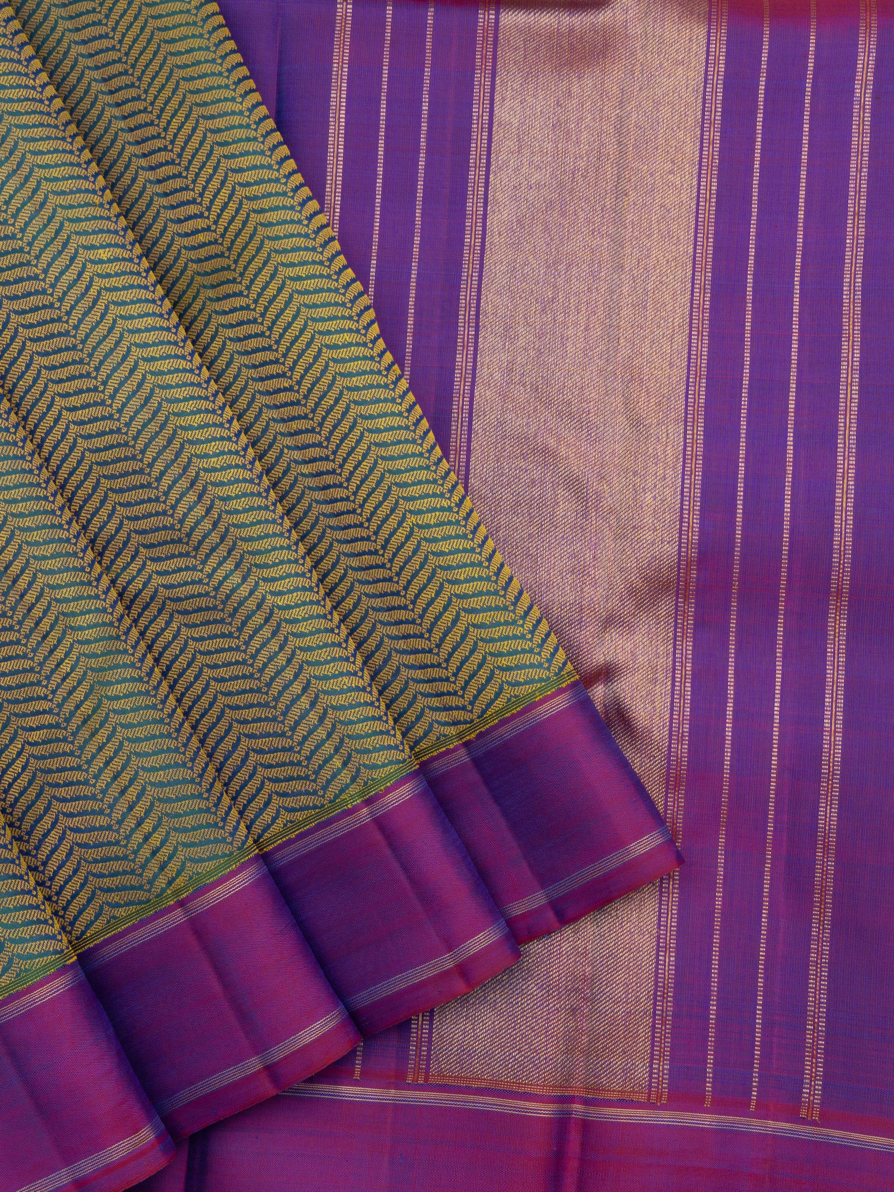 Thread work Kanjipuram Silk Saree CLSA6750