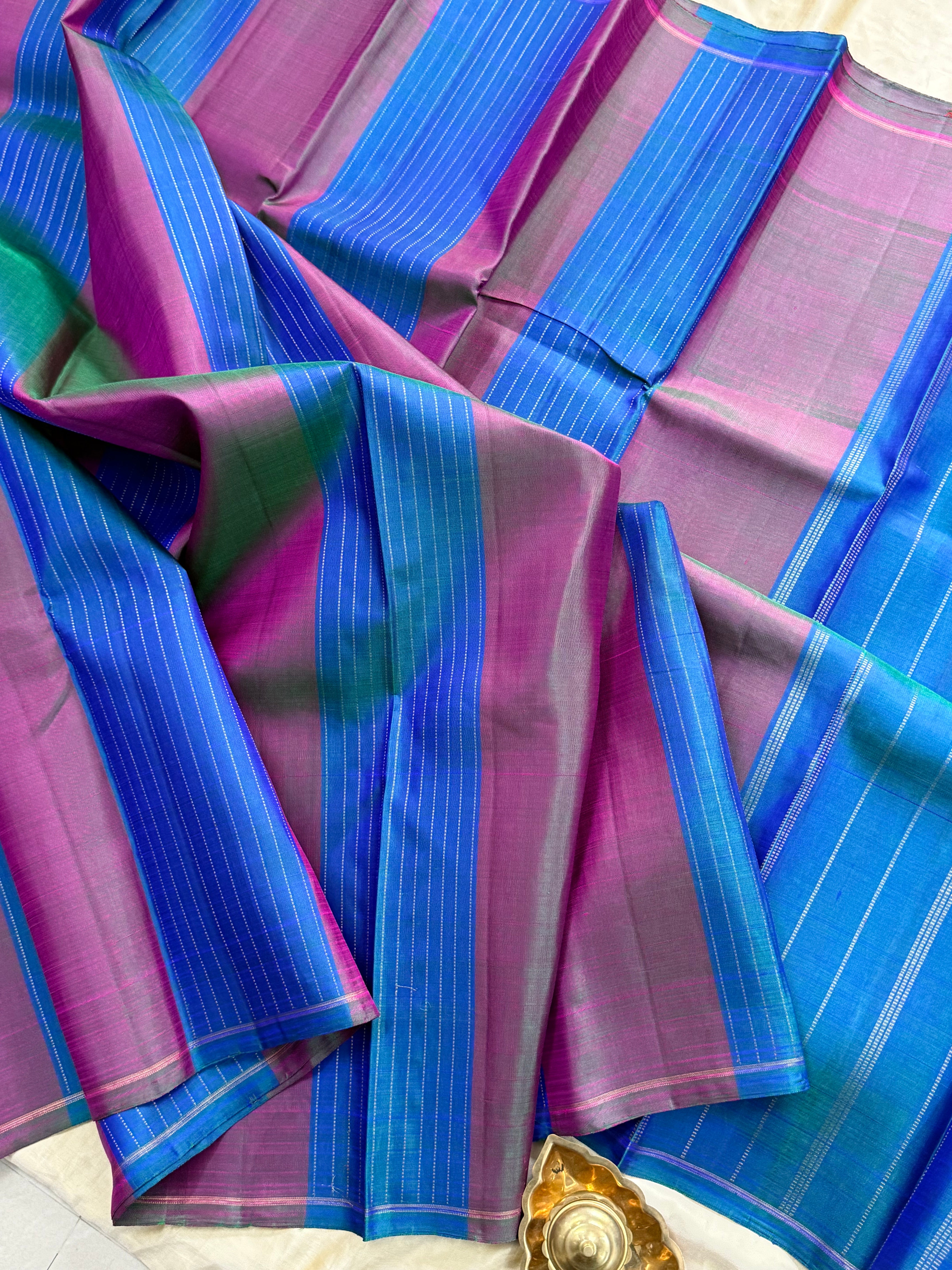 CONCEPT STRIPES ZARI LINE/ KANJIPURAM SILK SAREE CLSA 2325