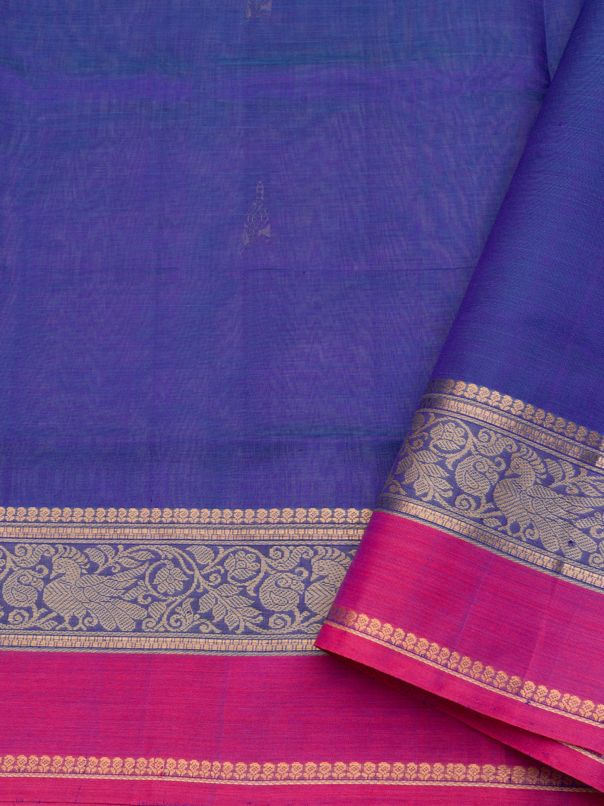 Blue thread butta/Silk Cotton Saree CLSA10199