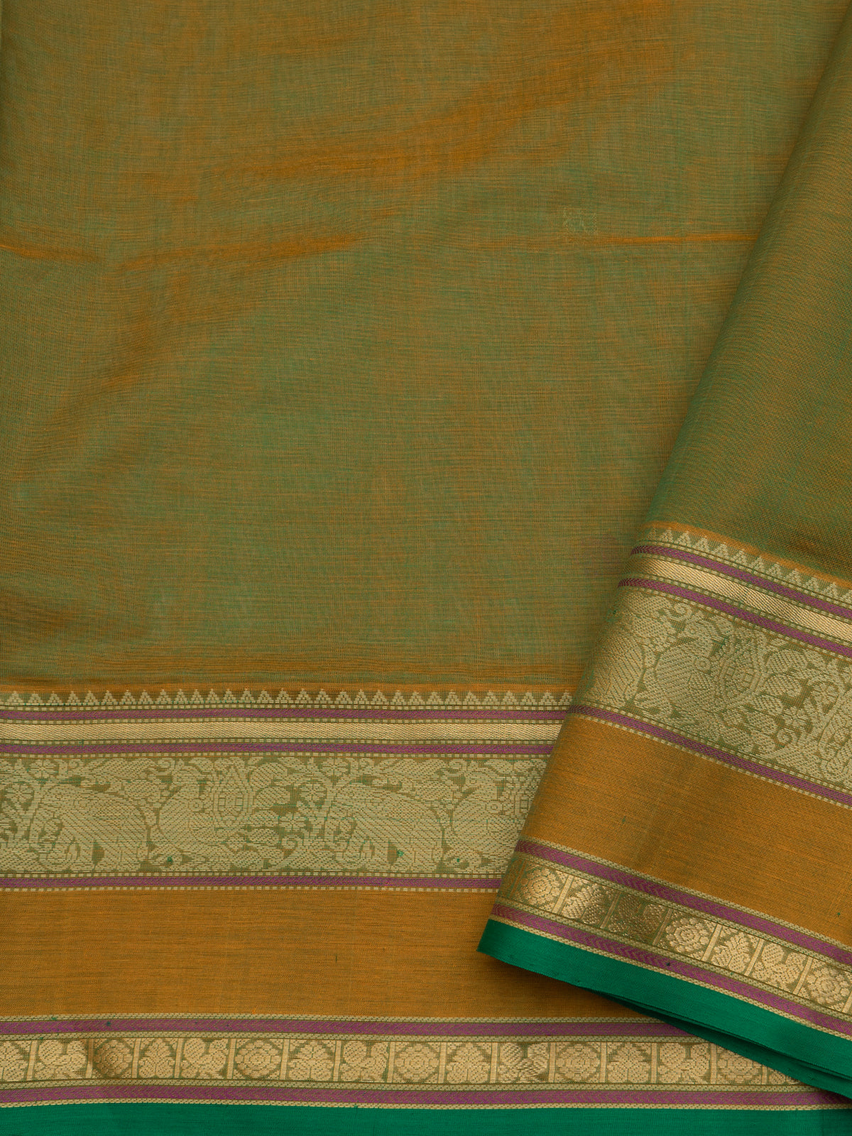 Manthulir body thread butta/Silk Cotton Saree CLSA10246