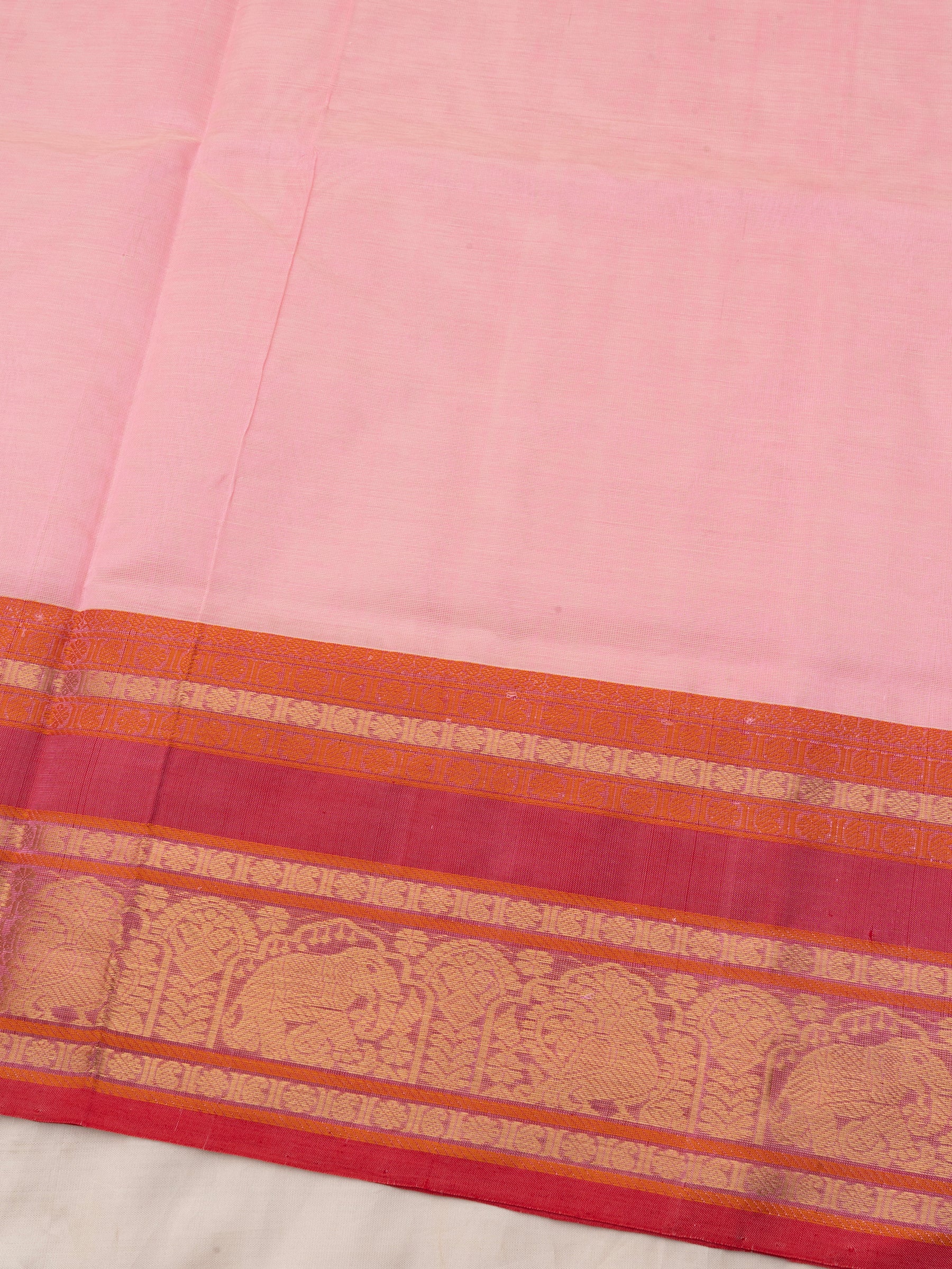 Baby pink lakshambutta/ Silk Cotton Saree CLSA10275