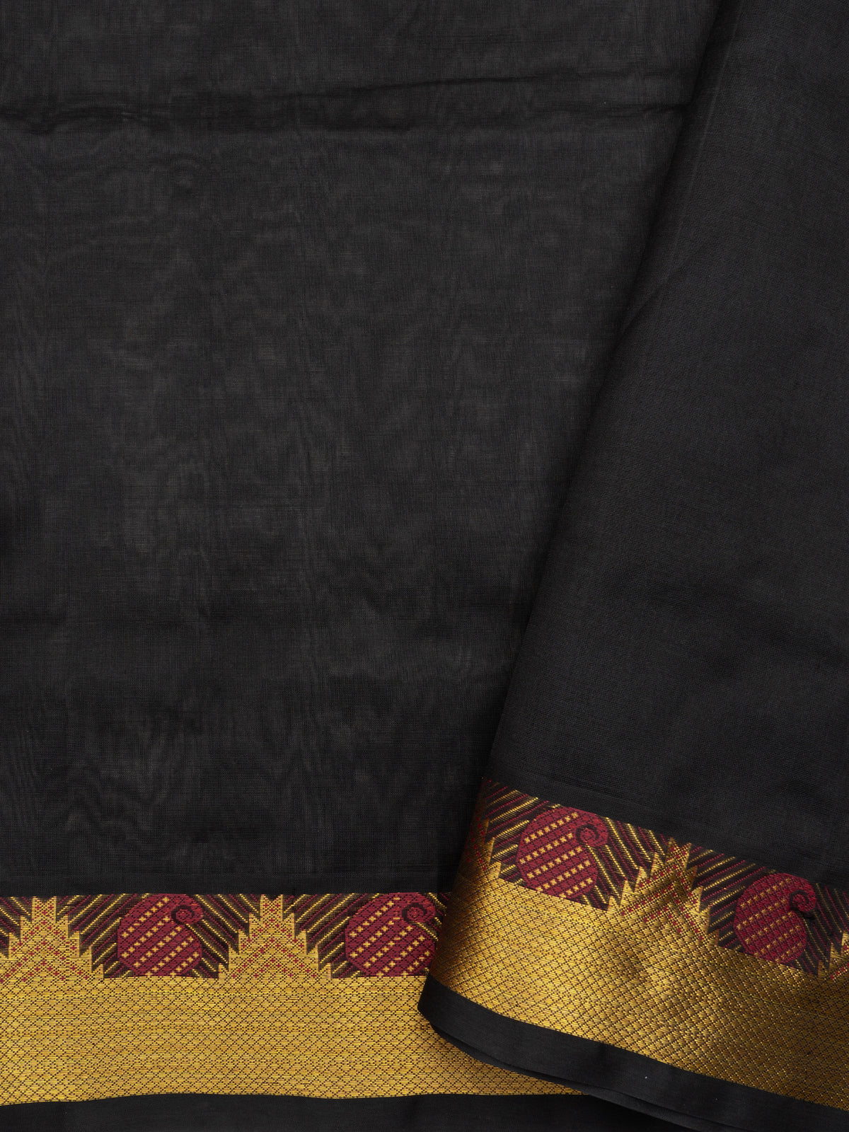 Pink and black kattam /Silk Cotton Saree CLSA10414