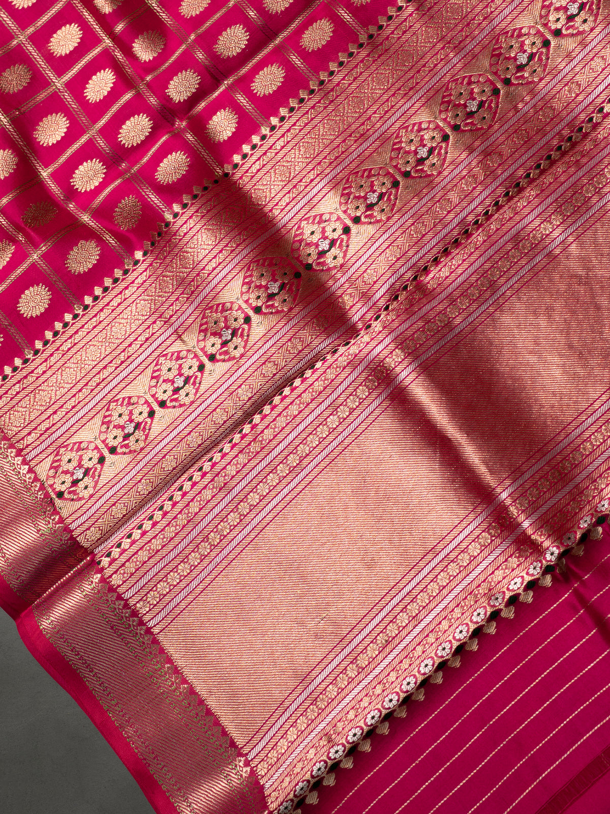Master piece pink kattam butta /  Chanderi silk Saree CLSA10891
