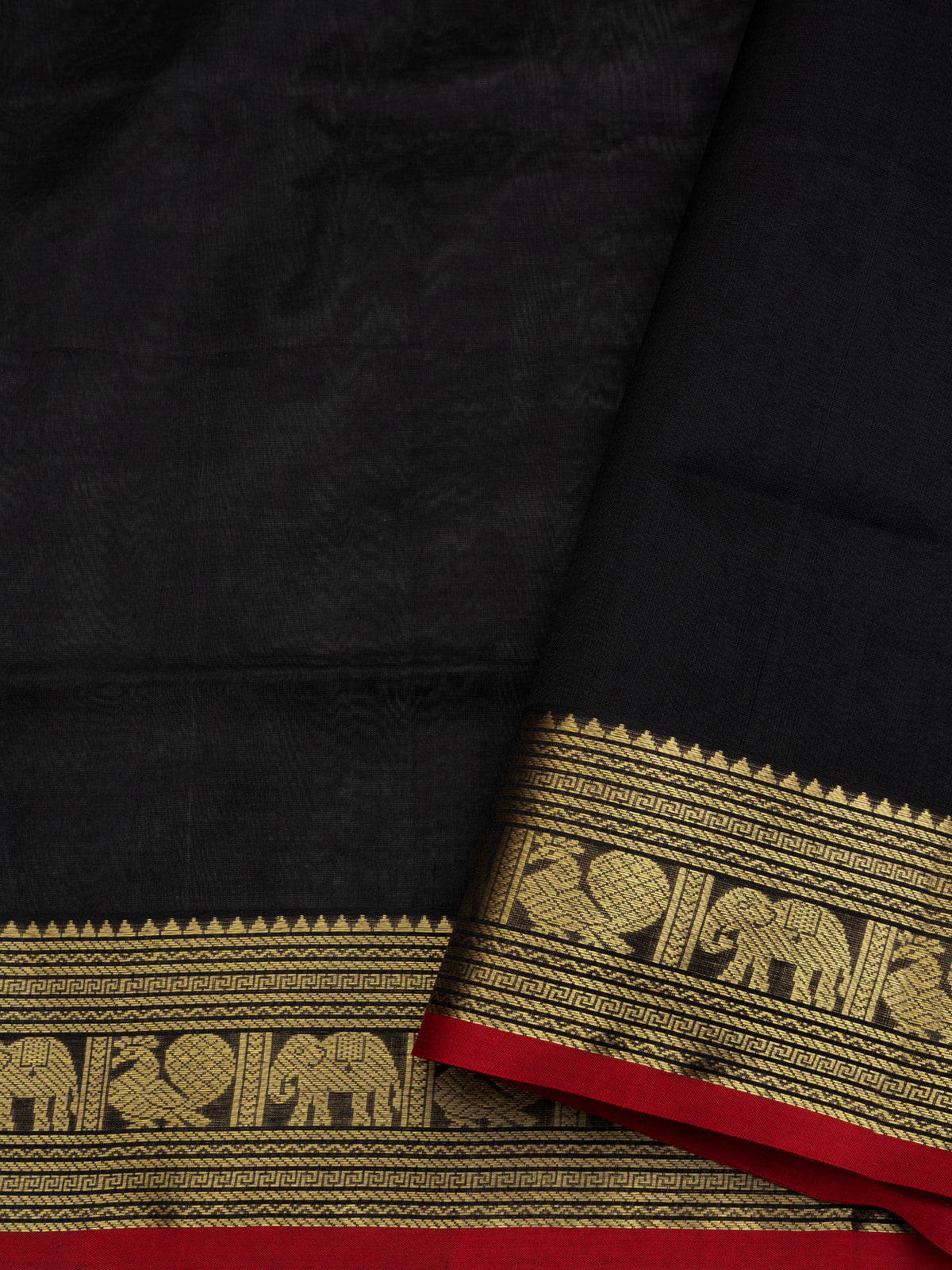 Black bettu butta/ Silk Cotton Saree CLSA11836