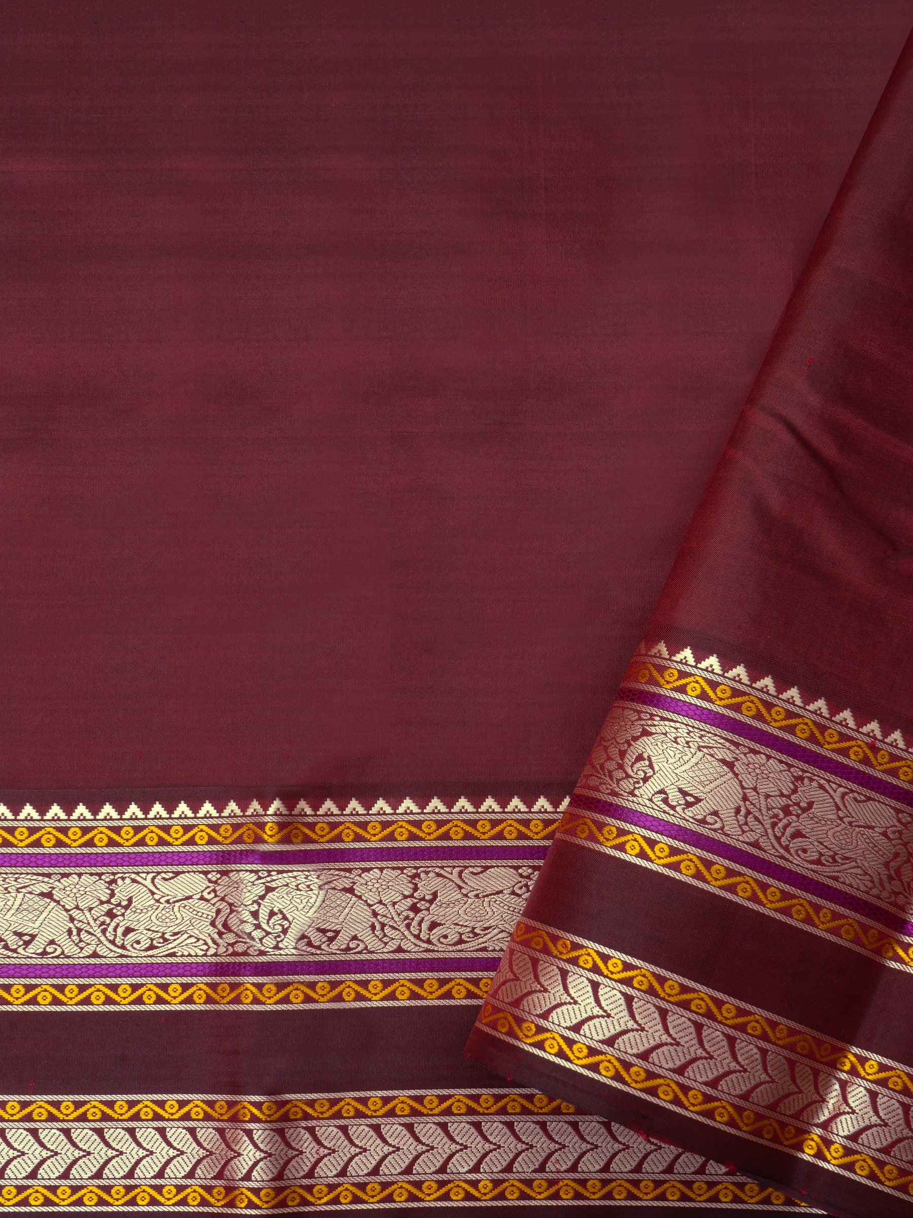 Lemon yellow and araku / special edition kanjipuram silk CLSA1522