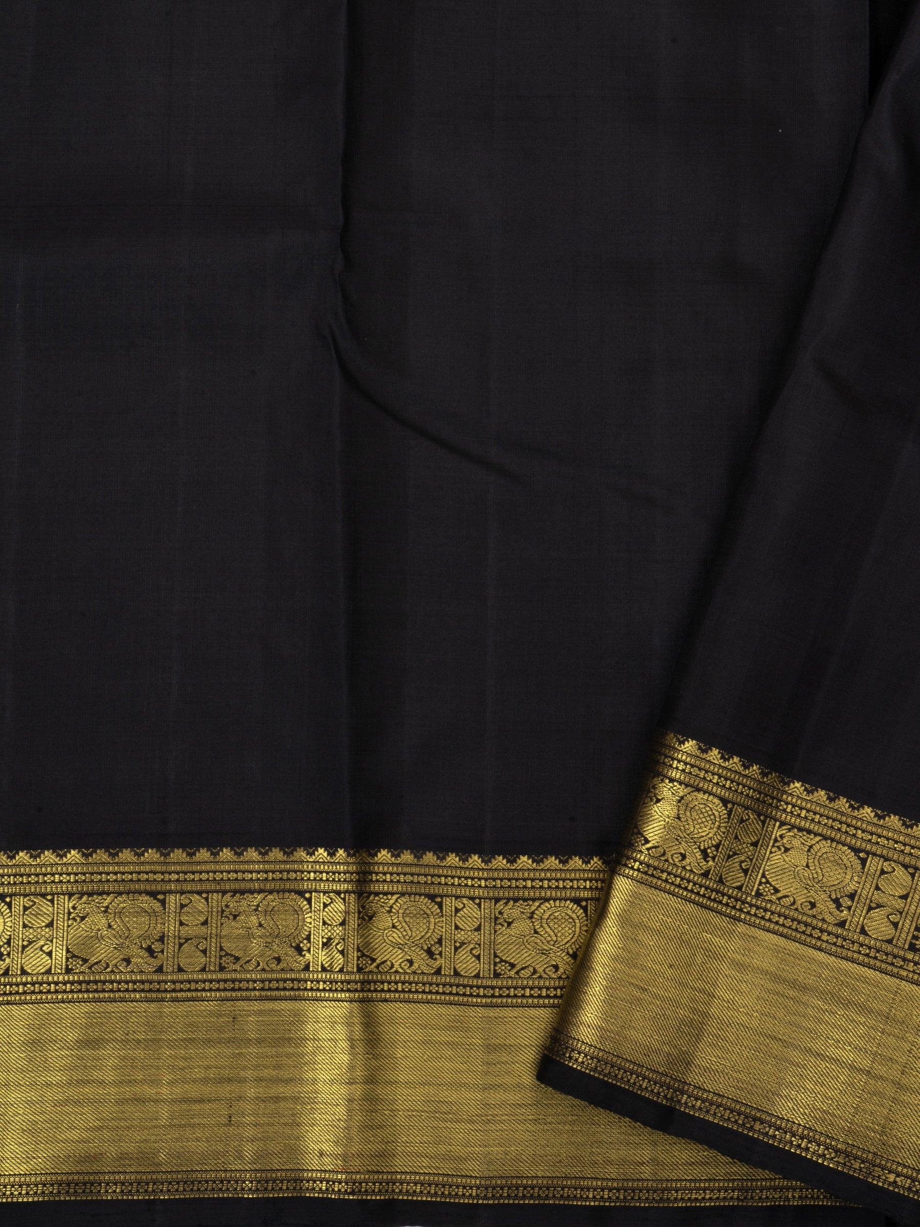 Rexona green and black kai korvai/ Kanjipuram silk Saree CLSA243