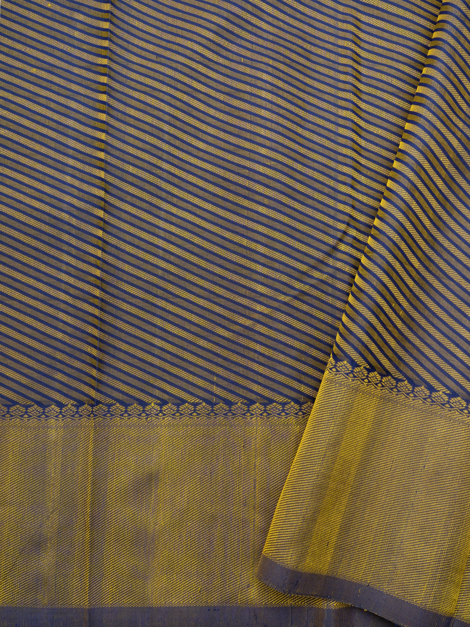 Master weaver Korvai Thread work Kanjipuram Silk Saree CLSA