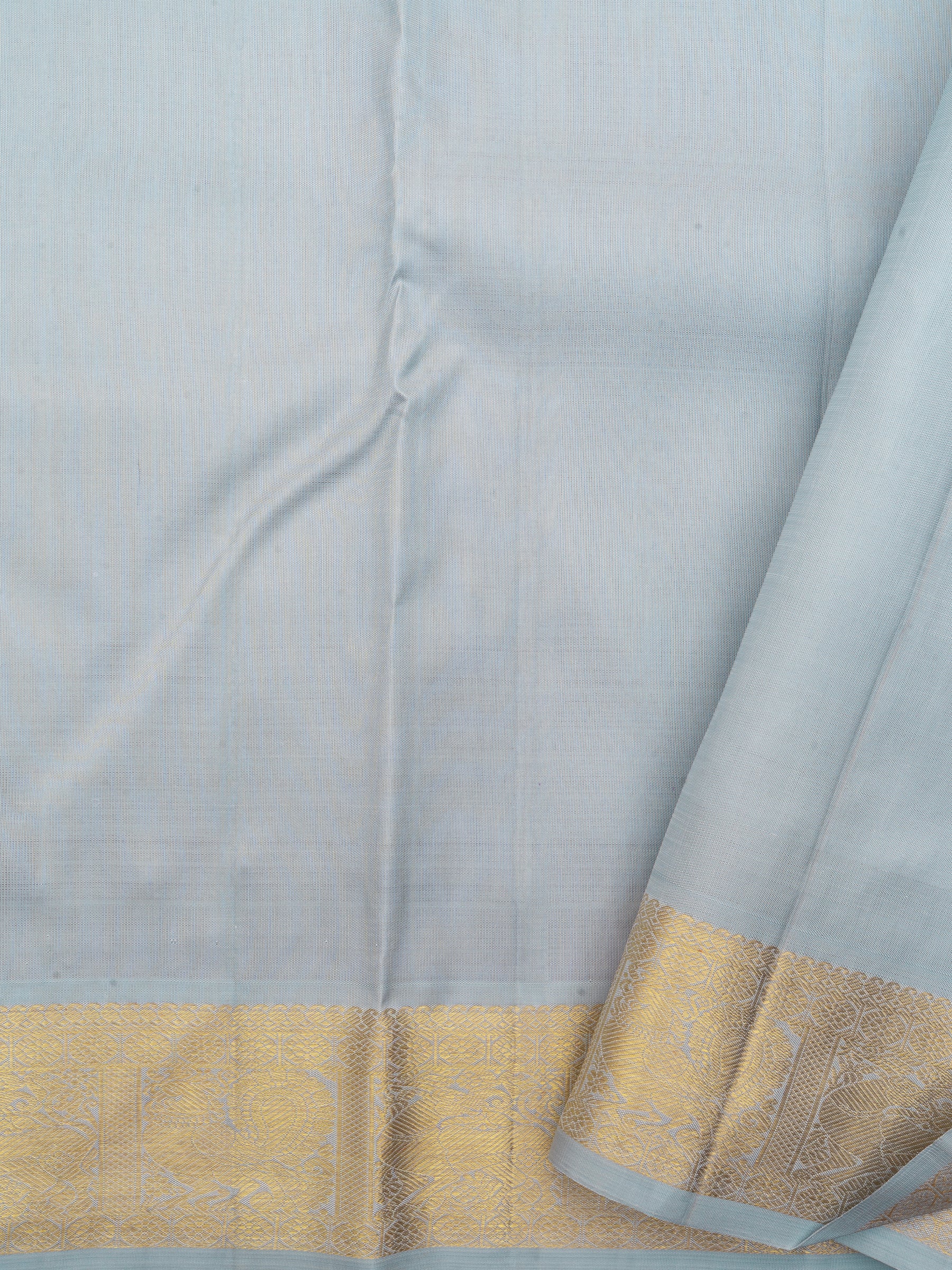 Aubergine colour Korvai / Kanjipuram silk Saree CLSA