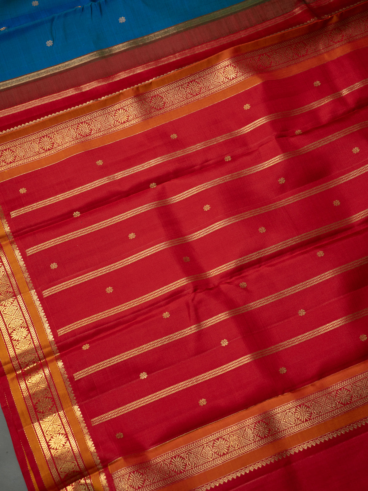 Mayilkazhuthu temple Korvai /Kanjipuram Silk Saree CLSA