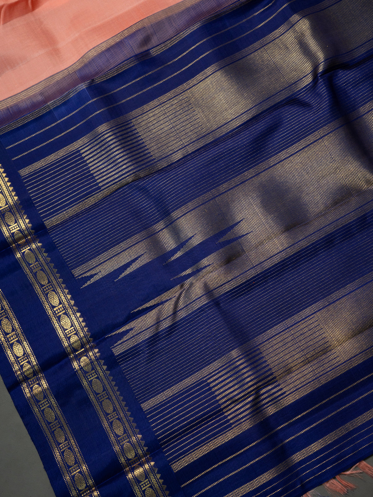 Unusual pastel /Kanjipuram Silk Saree CLSA4493