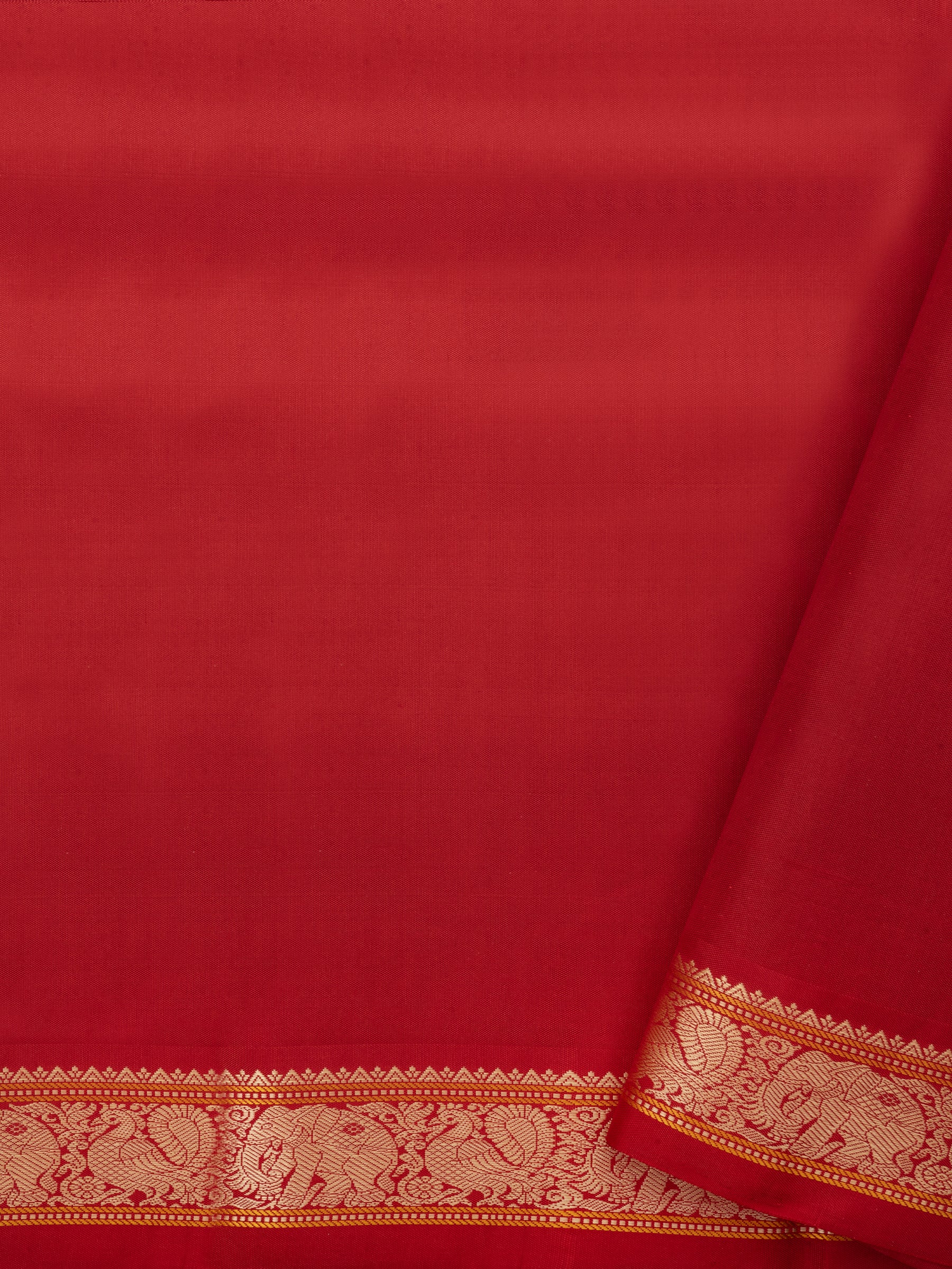 Dark mustard ganga jamuna and double pallu/ special edition kanjipuram silk CLSA4818