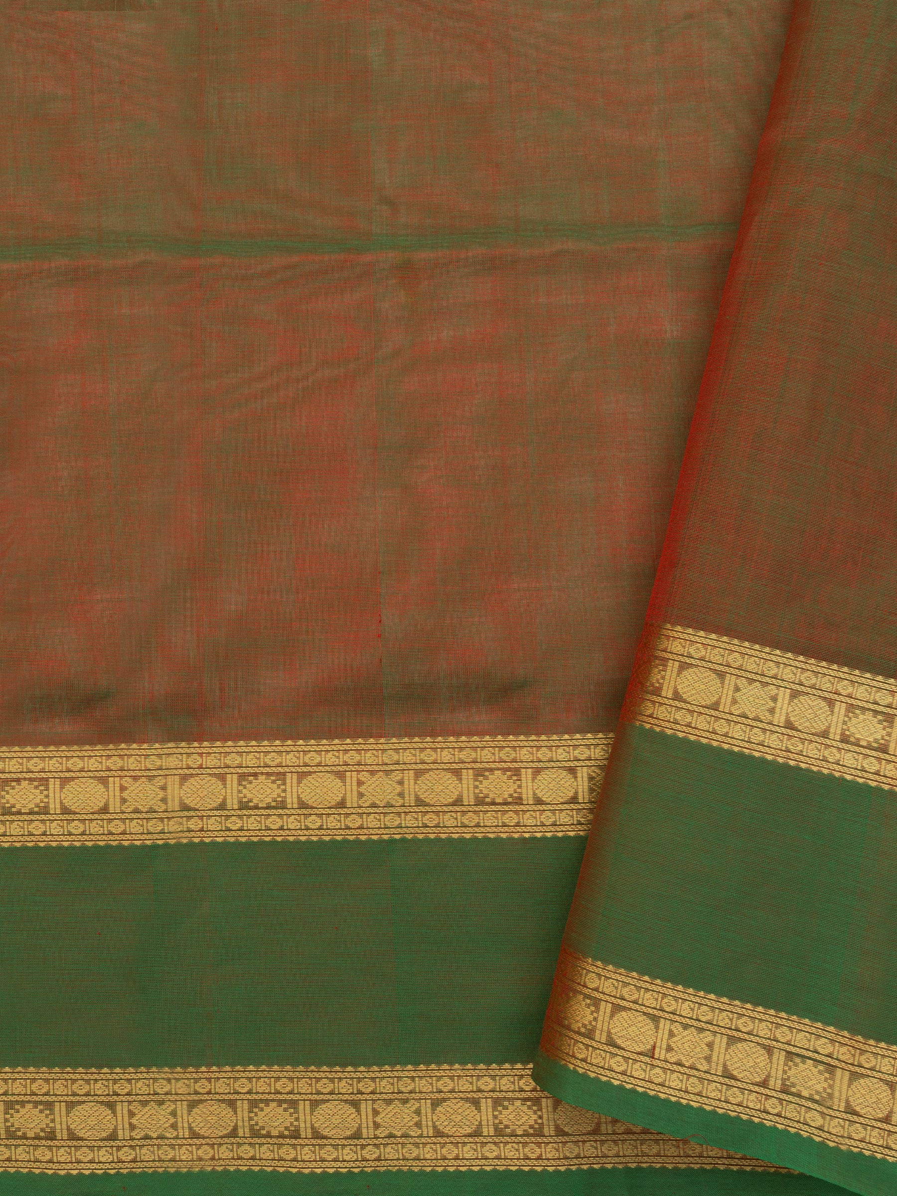 Maanthulir kili butta rettapet border/ Silk Cotton Saree CLSA6612
