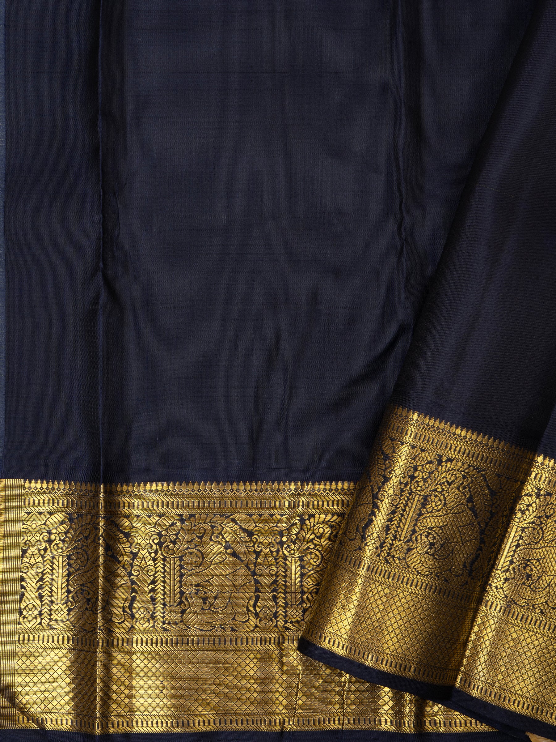 Dual tone green Korvai / Kanjipuram Saree CLSA6757