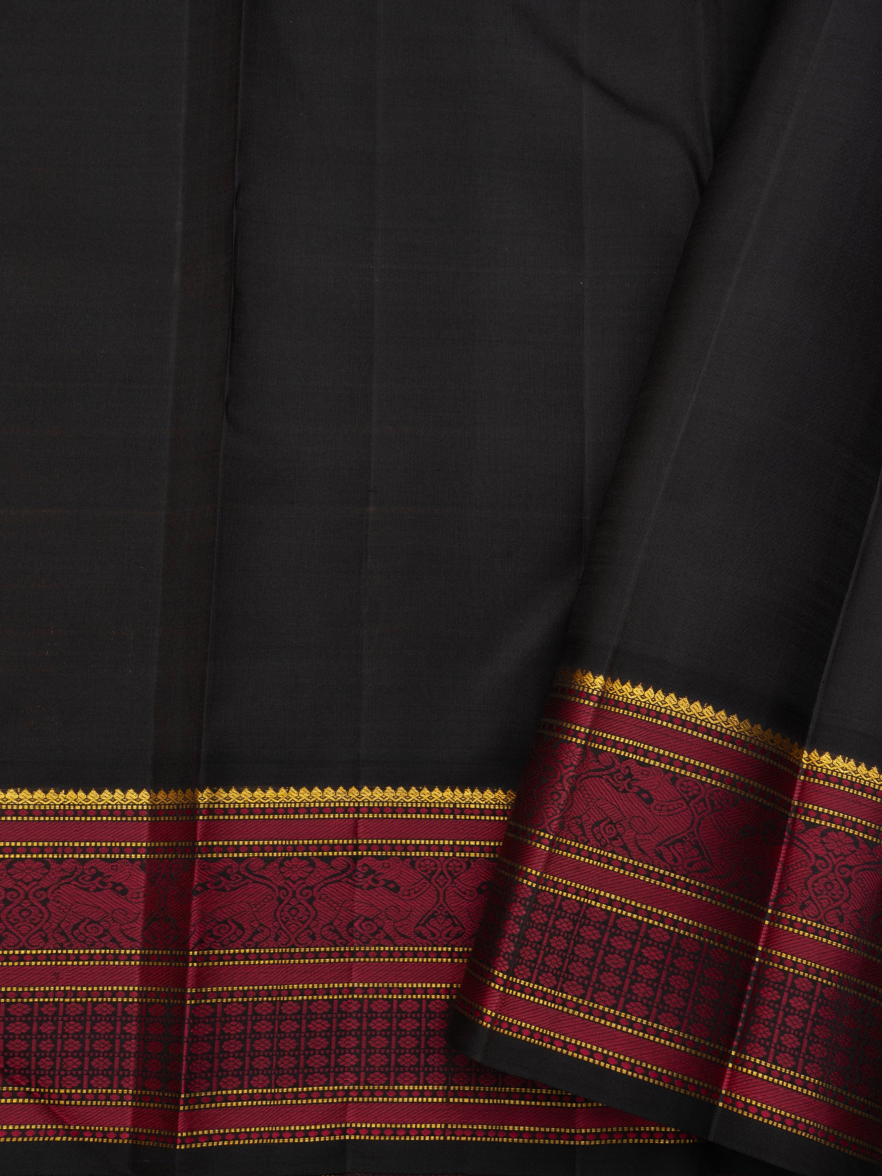 Yellow jacquard body work / Arani Silk Saree CLSA9215