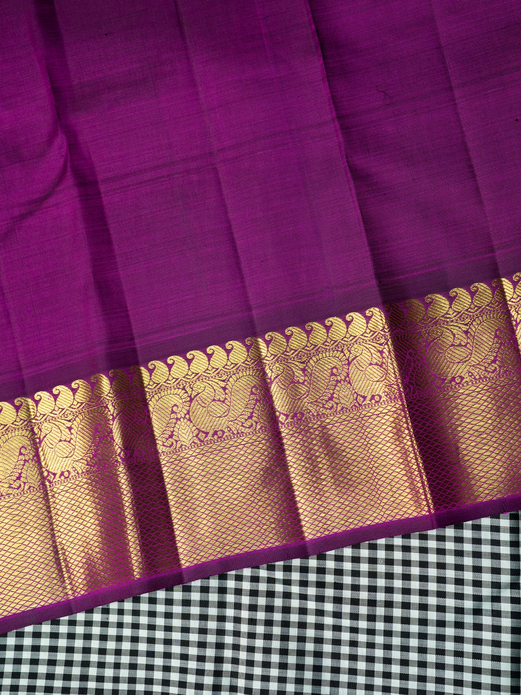 Kasa kasa kattam Korvai / Kanjipuram Silk Saree CLSA9317