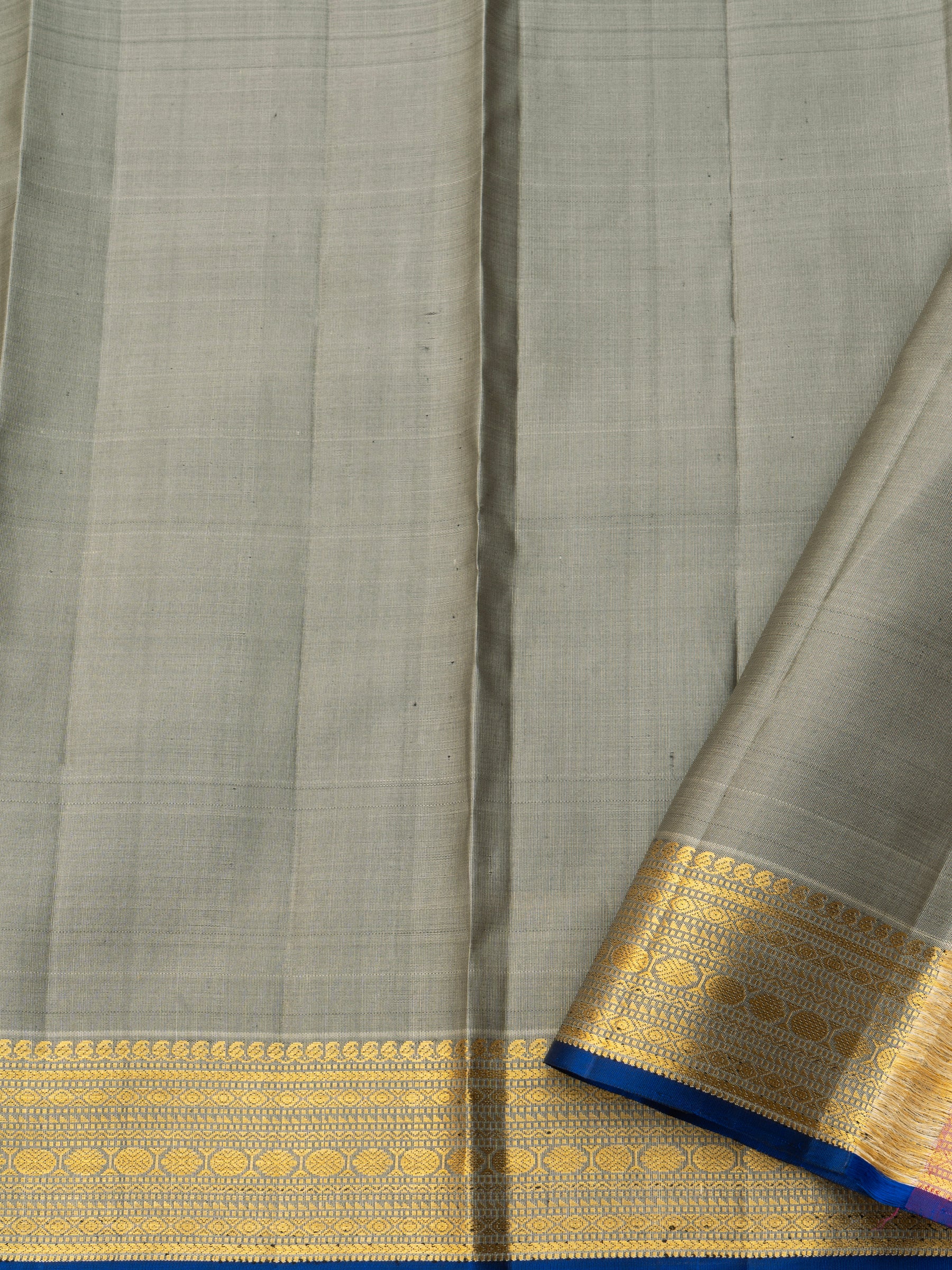 Molten grey varisapet border/ Arani Silk CLSA9942