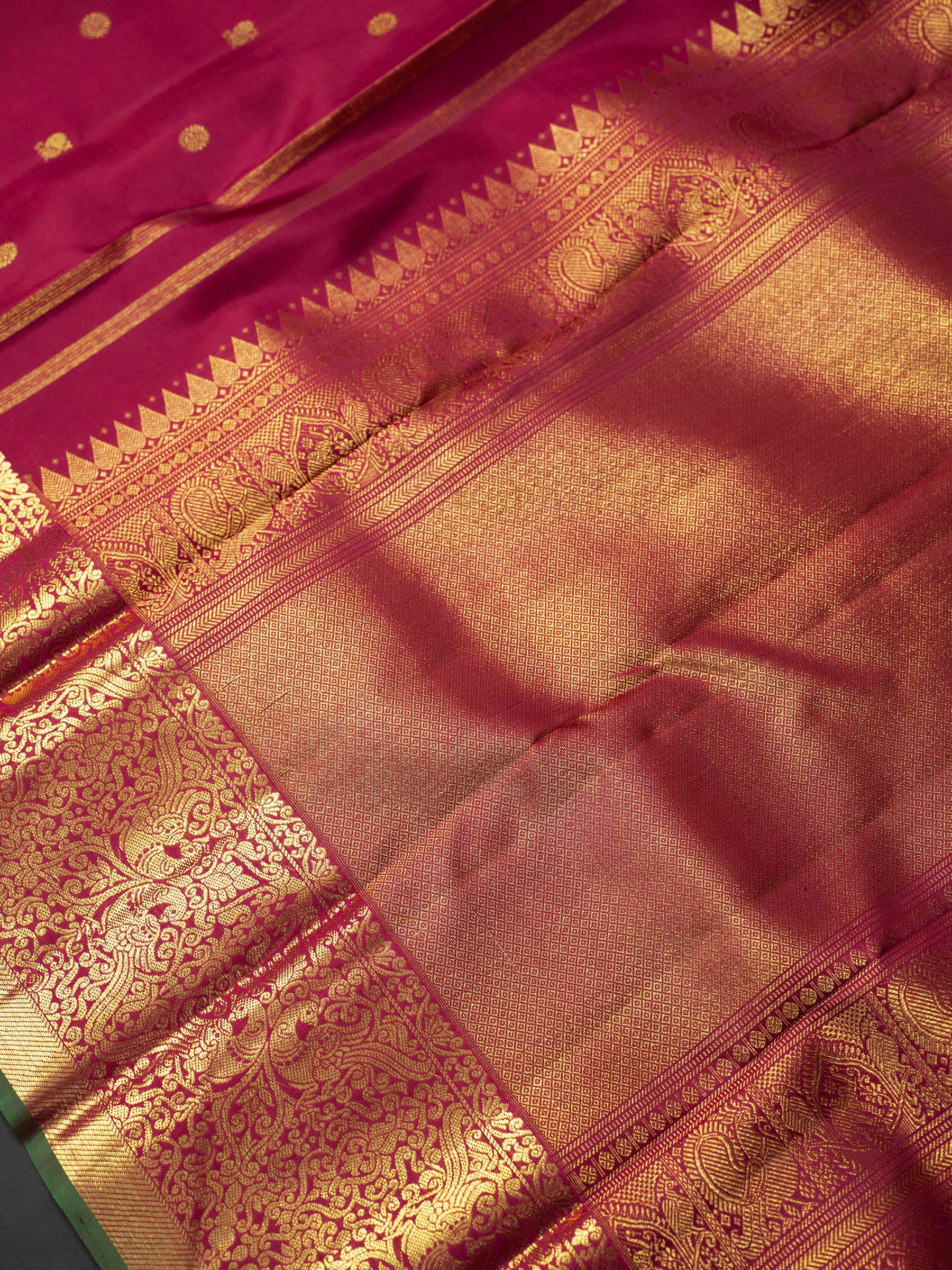 Kalyana Araku with getti border / Kanjipuram Silk Saree CLSA9992