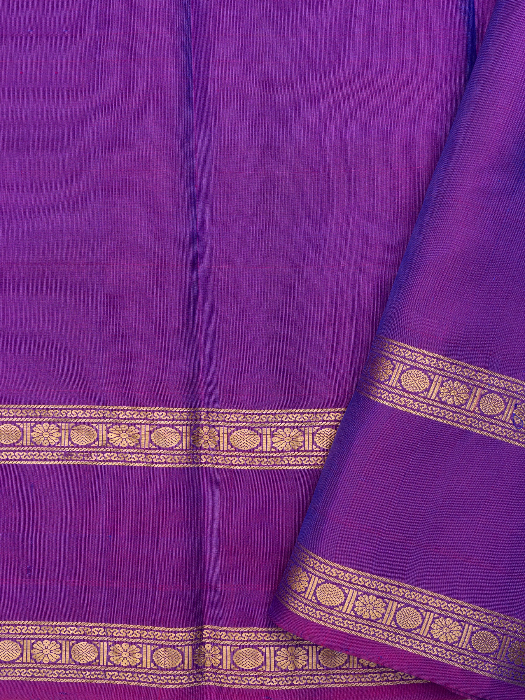 Purple kattam kolam unique pallu /Special Edition Silk CLSA10306