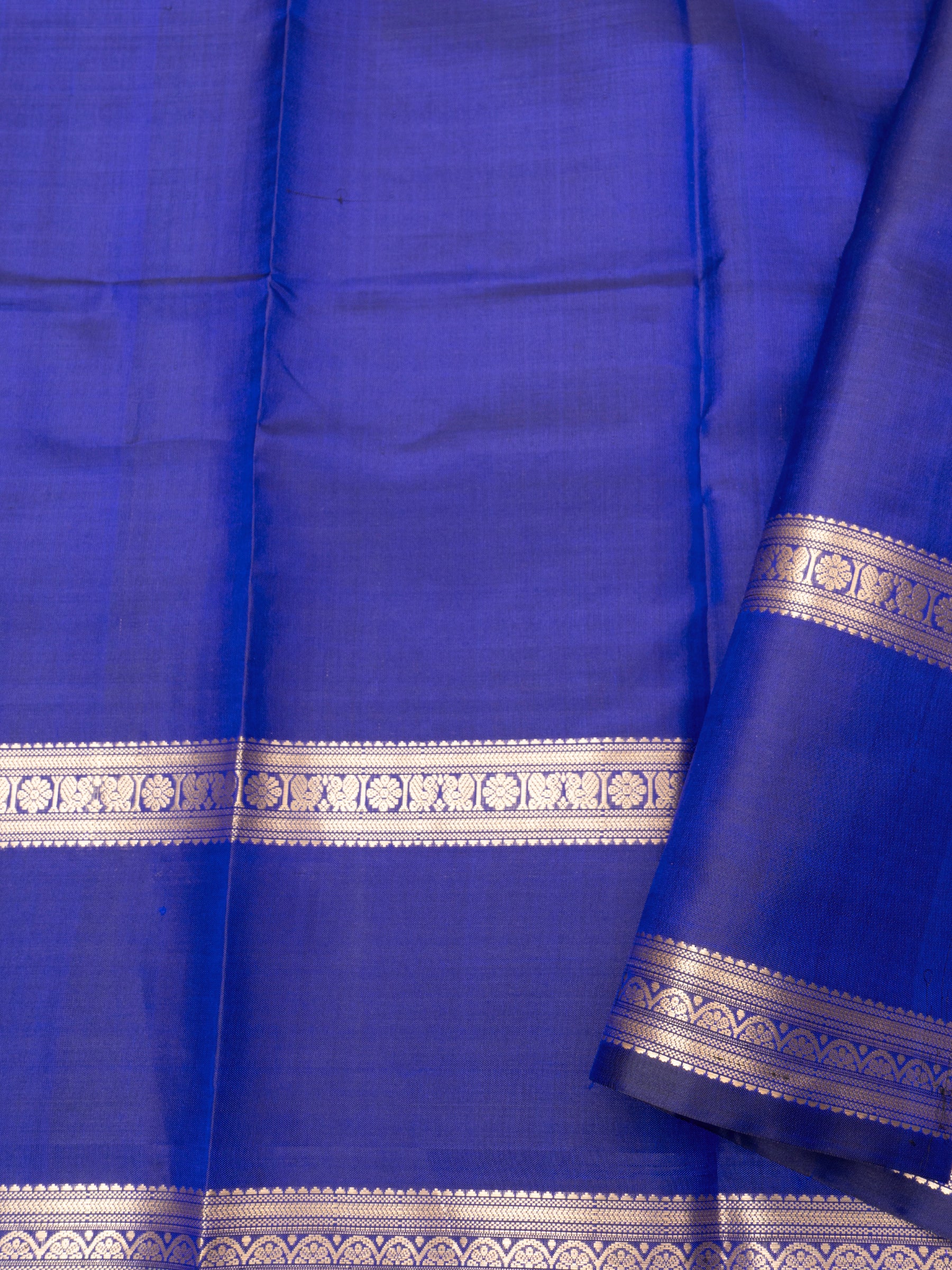 Ink blue rettapet and kamadenu exclusive pallu / special edition kanjipuram silk CLSA5323