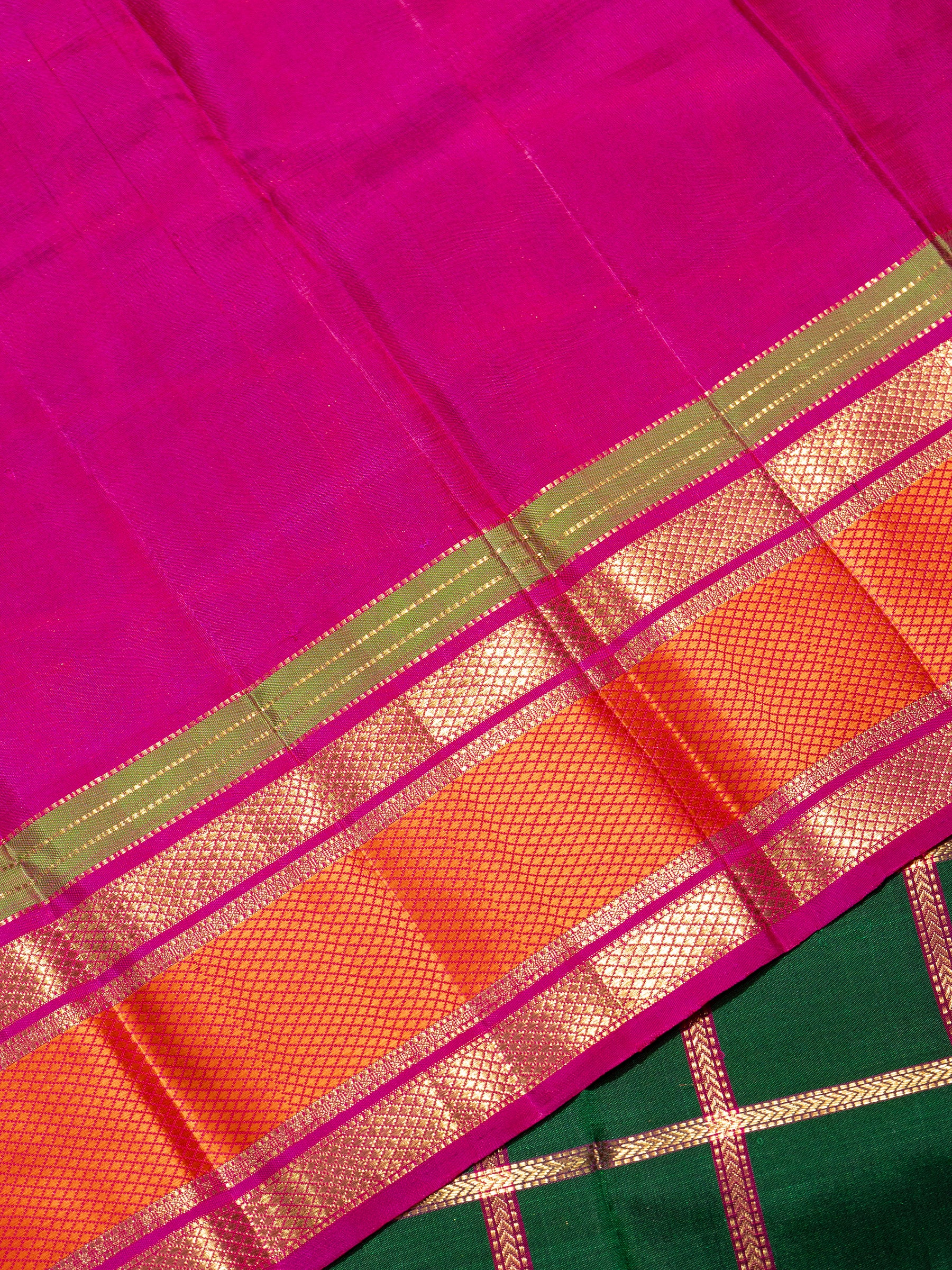 Green revival Kanjivaram Saree CLSA5259
