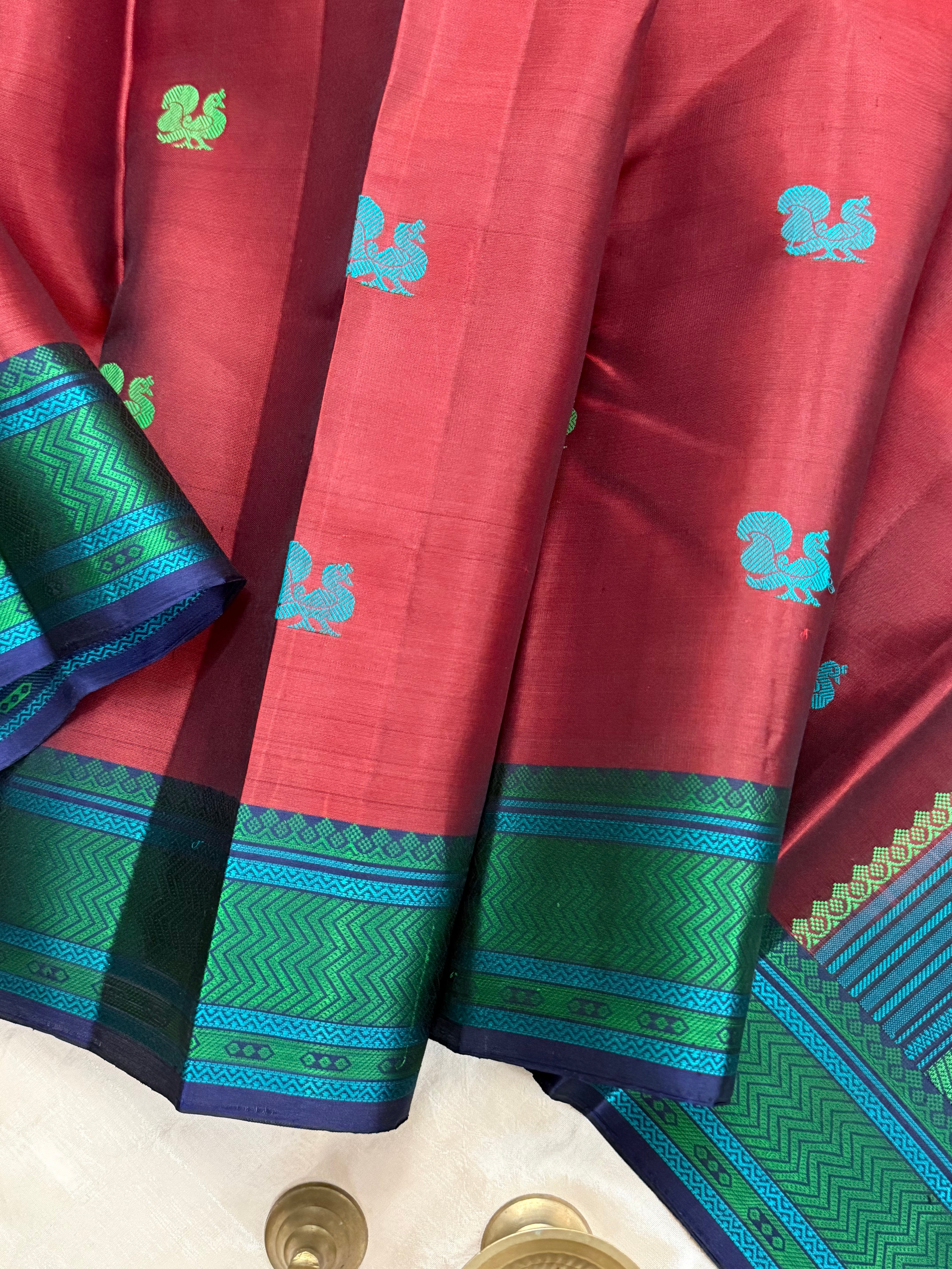 Araku vibrant annam body butta / Varnangal Soft Silk
