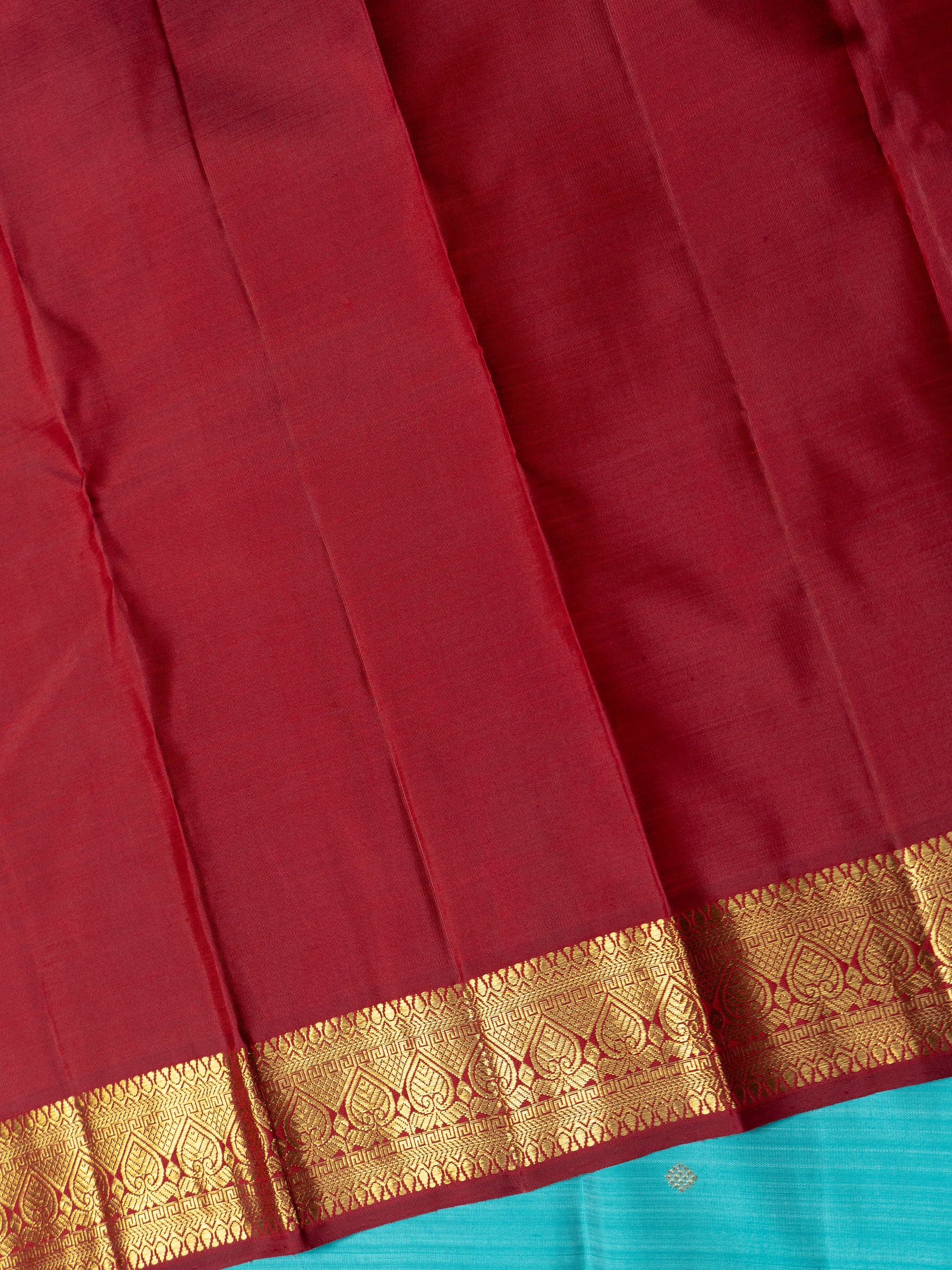 Alagu Aanadha blue korvai Kanjipuram Silk Saree CLSA10018