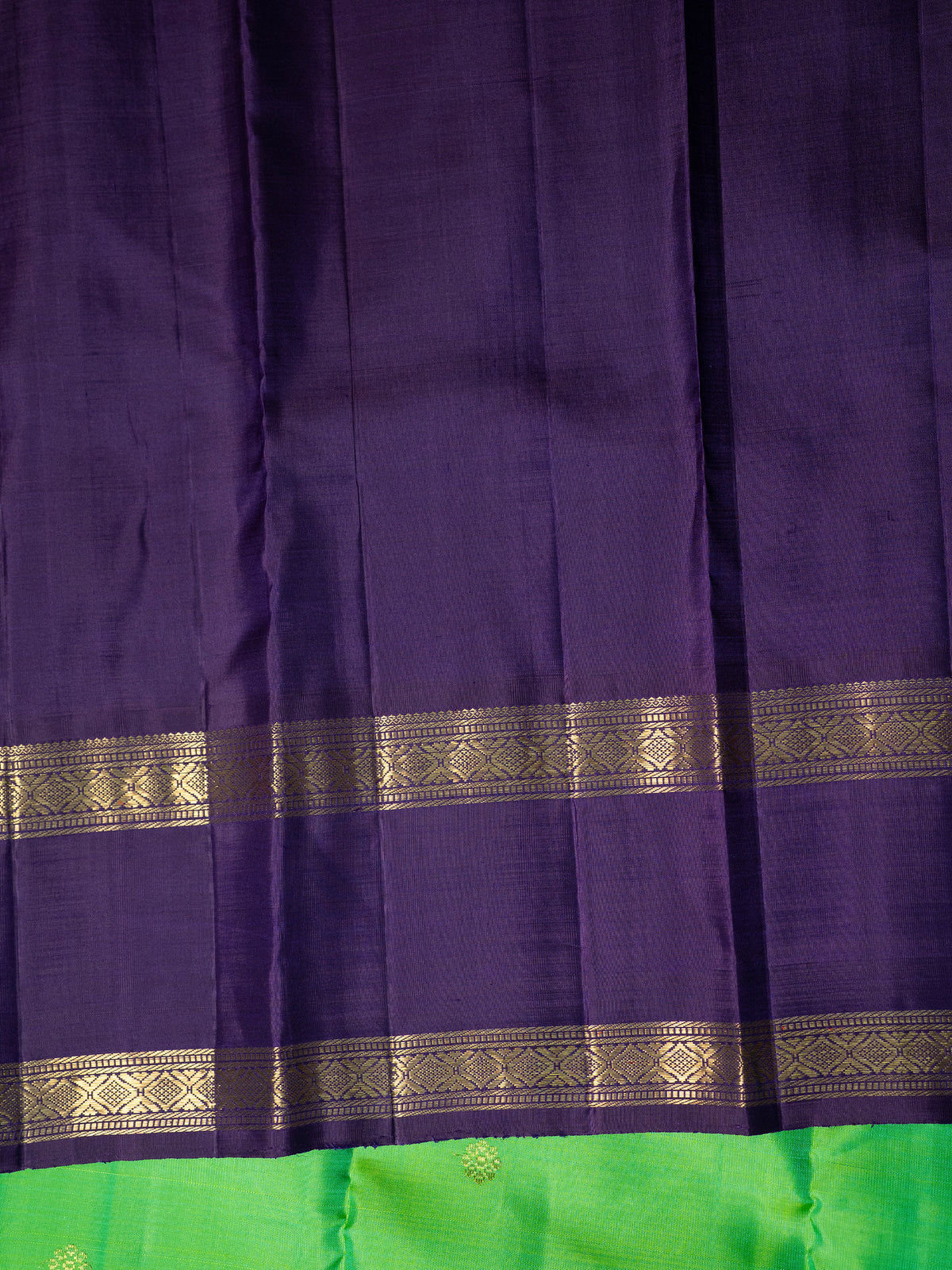 Vintage recreation  retta pet pure Zari Kanjipuram Silk Saree CLSA10130