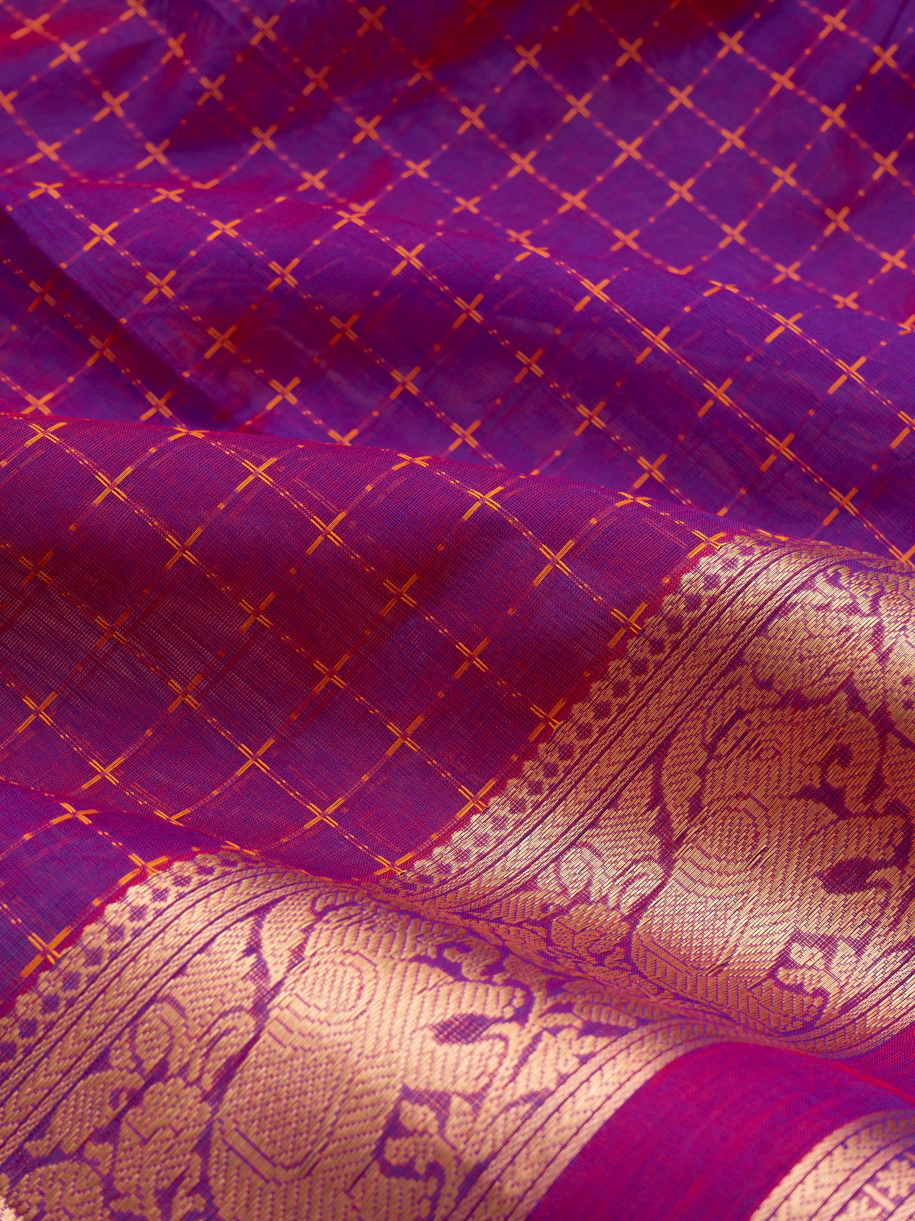 Krishnamegam shade plus butta / Silk Cotton Saree CLSA10213