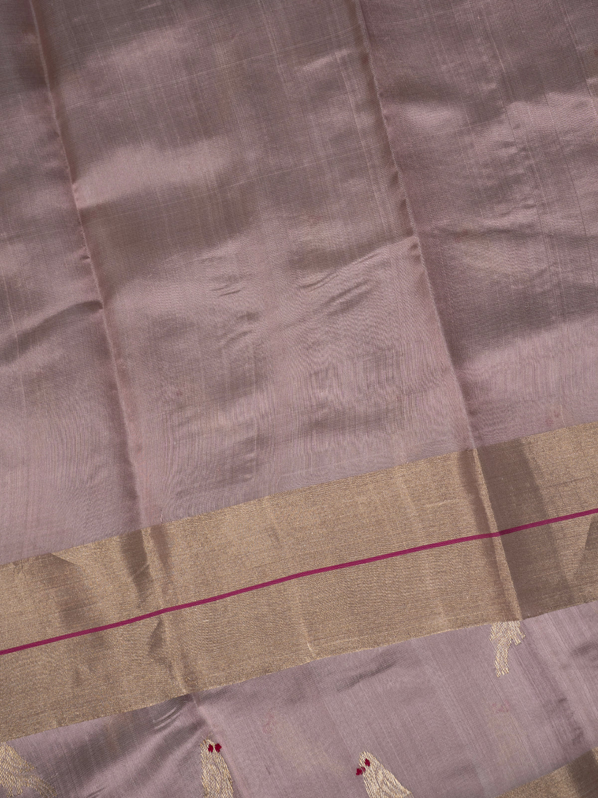 Pastel lavender meenakari kili butta / Chanderi silk Saree CLSA10873