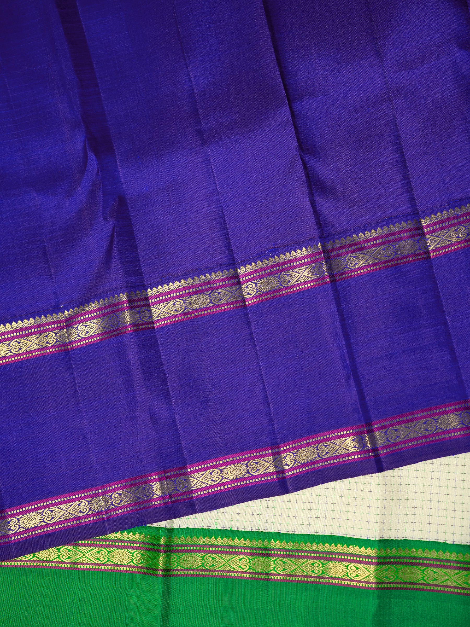 Plus Butta Ganga Jamuna Kanjipuram Silk Saree CLSA11074