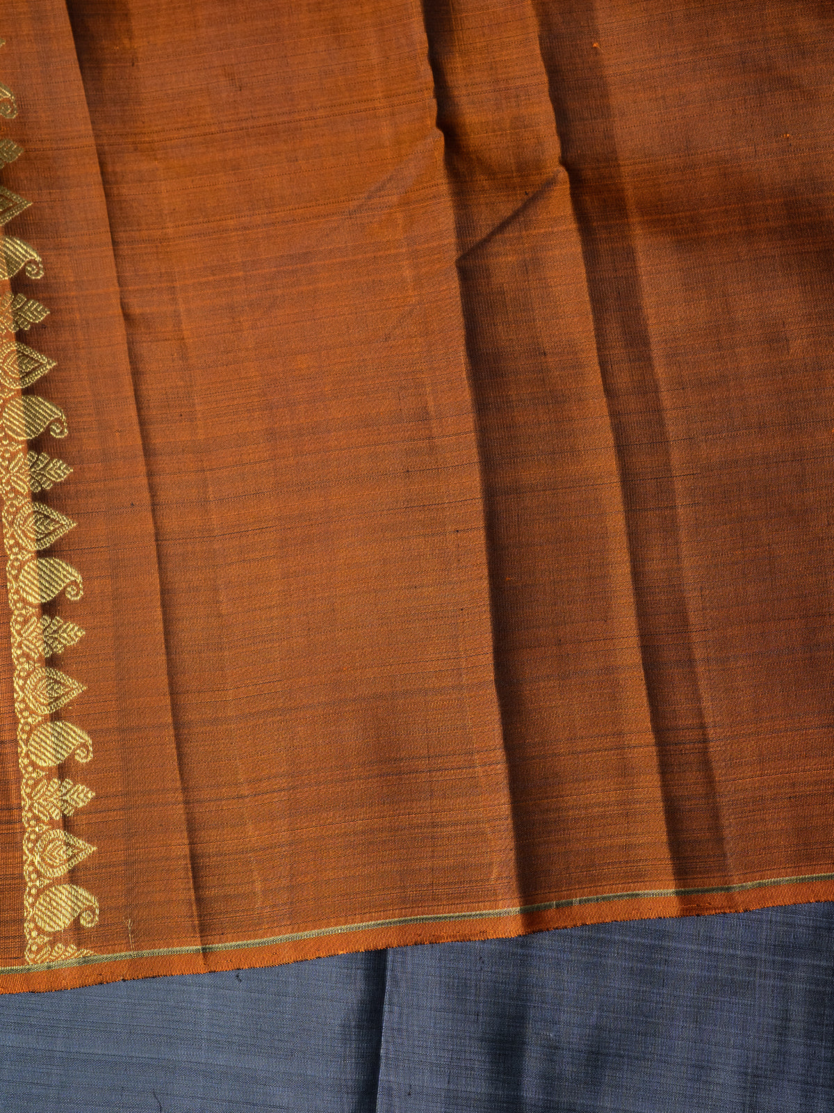 Grey irutalaipakshi Kanjipuram Silk Saree CLSA9993