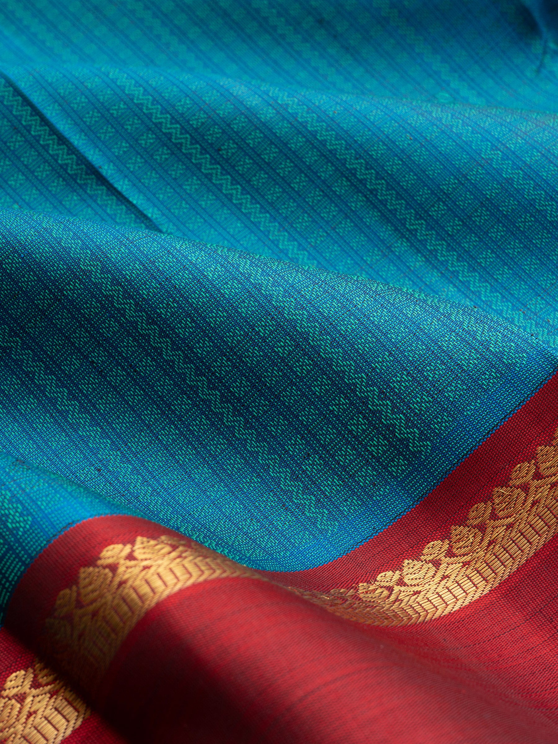 Veldhari Thread work Kanjipuram Silk Saree CLSA