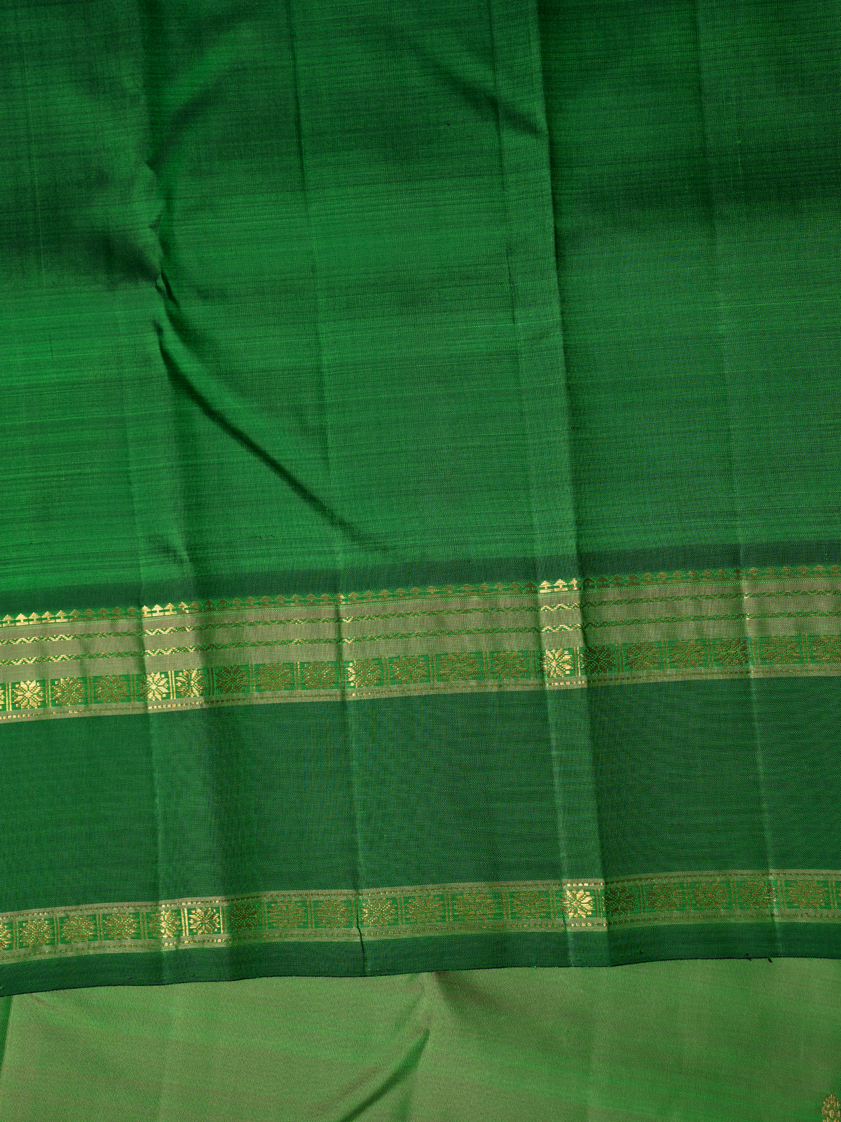 Alli green shot master weaver saree / Kanjipuram Silk Saree CLSA9992