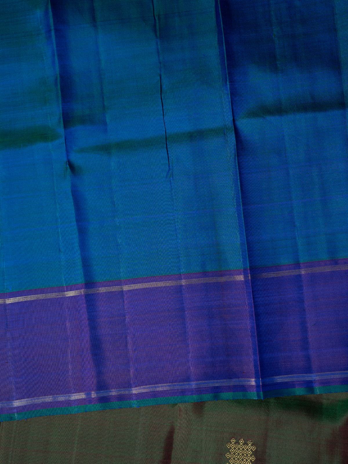 Manthulir Kolam Butta Kanjipuram Silk Saree CLSA5255