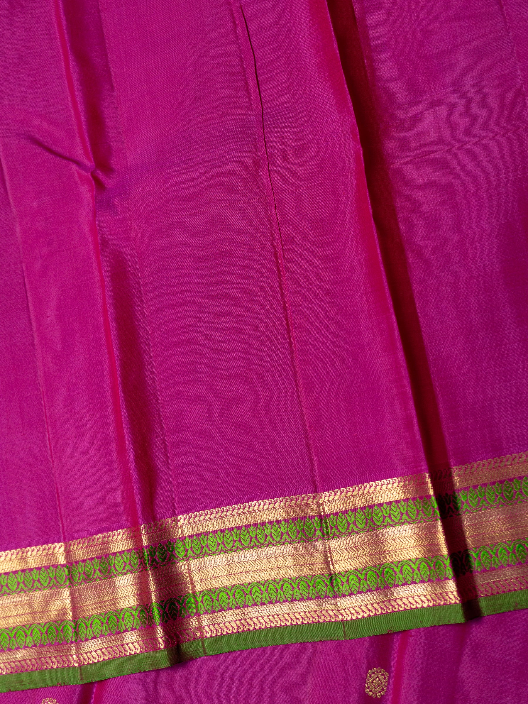 Pink varisapet border/ Kanjipuram Saree CLSA6193