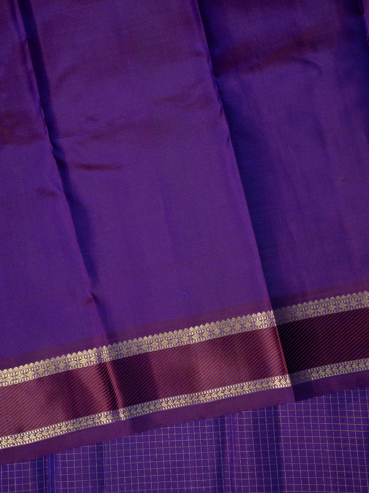 Brinjal vairaoosi Kattam Butta / Kanjipuram Silk Saree CLSA6772