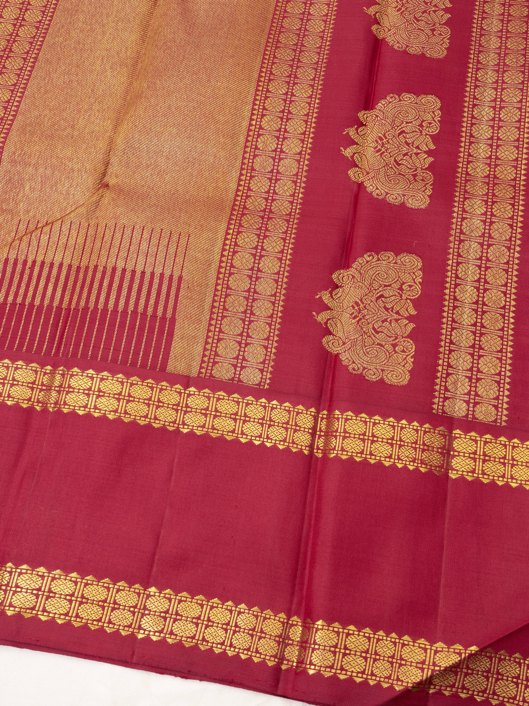 Vaijayanthi mala Kattam Korvai /Arani Silk Saree CLSA8032