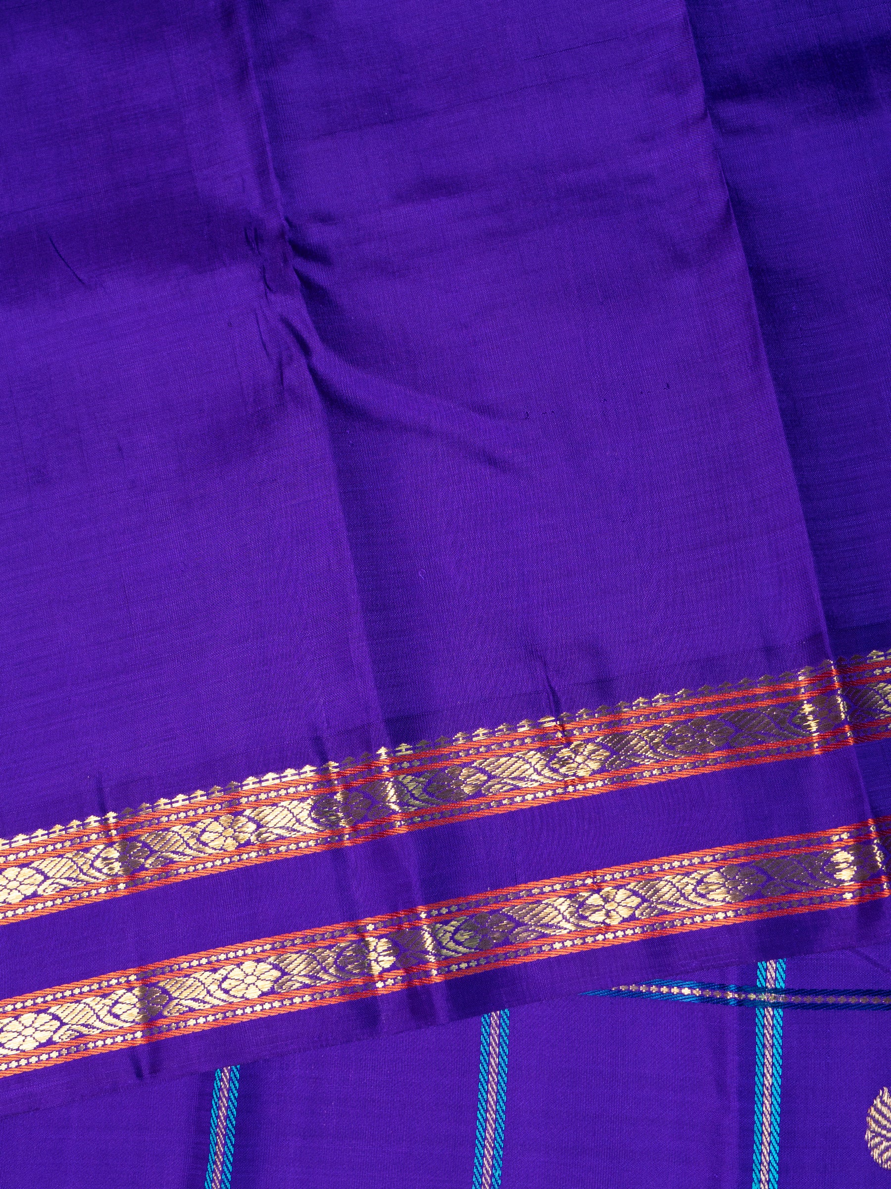 Master weaver Kattam adai Butta / Kanjipuram Saree CLSA8668
