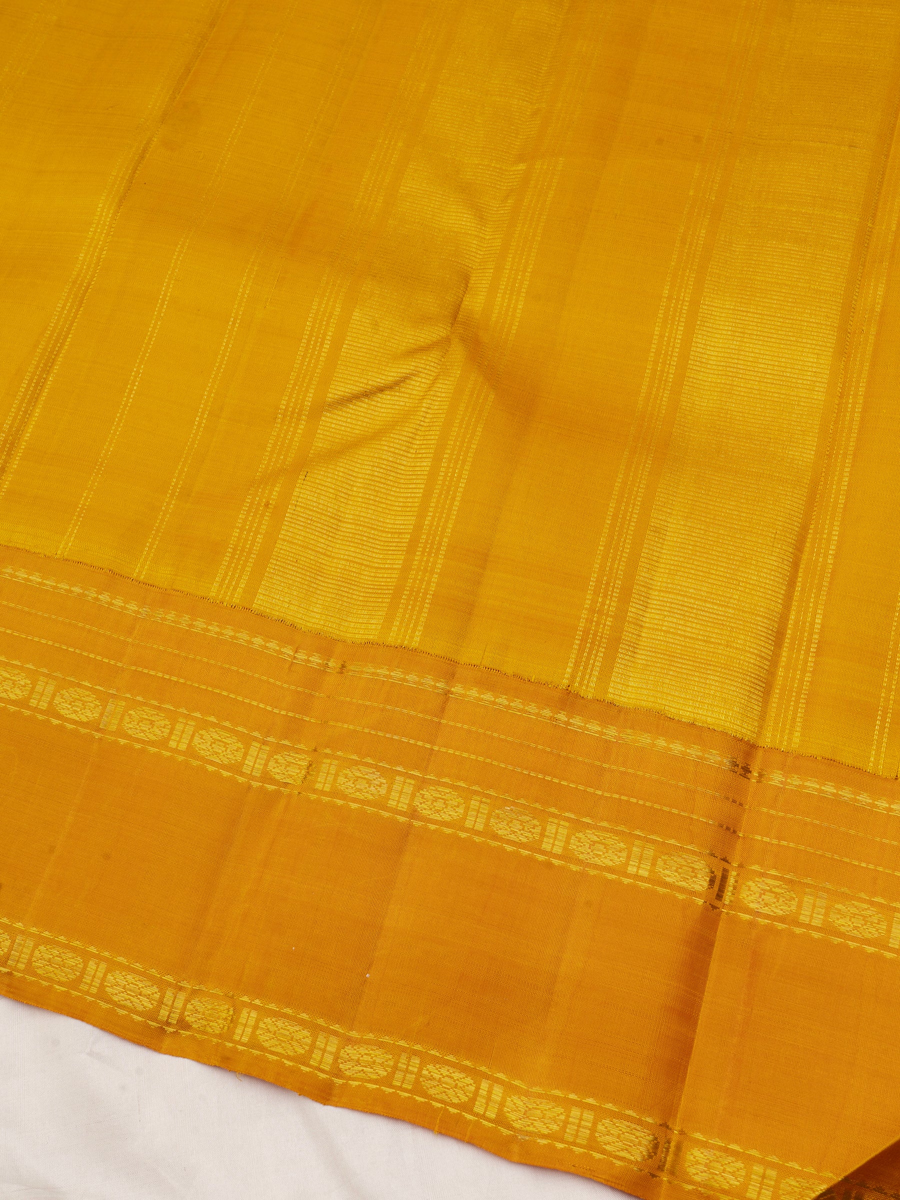 Vintage green and black kattam - Ganga jamuna border korvai / Arani Silk Saree CLSA8768