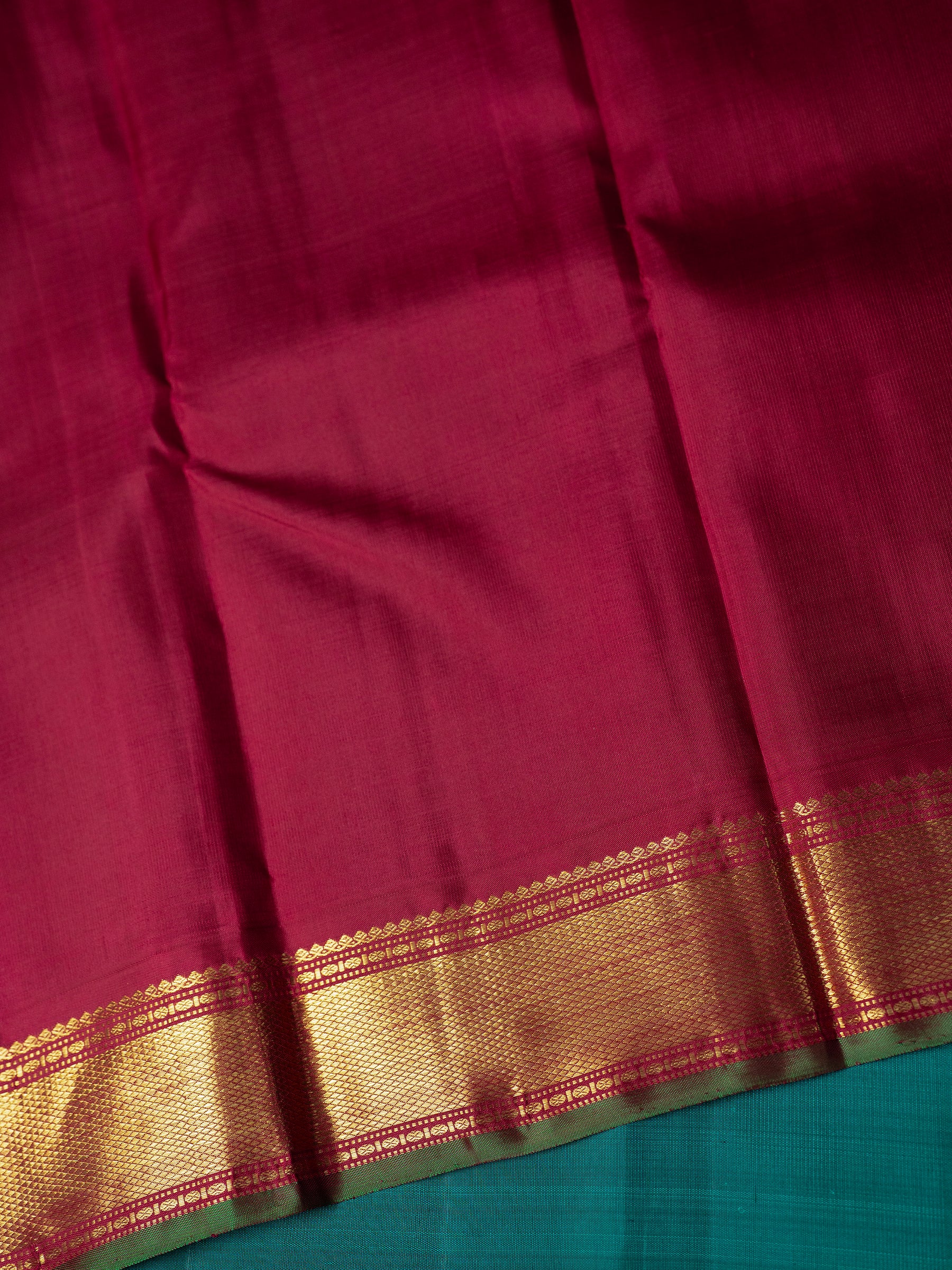 Double Palla Korvai / Kanjipuram Silk Saree CLSA9910