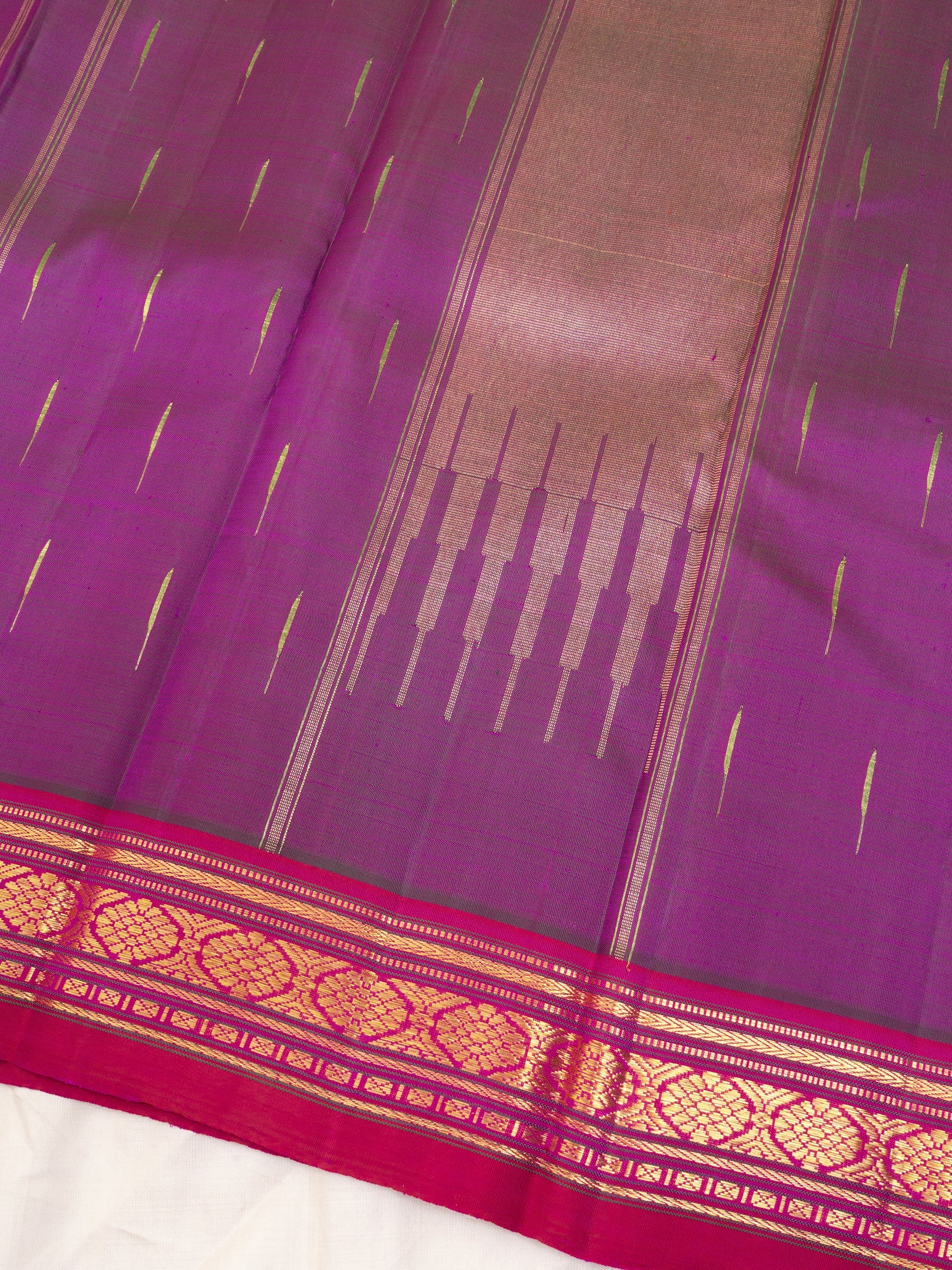 Purple malli moggu/ Arani silk CL9937