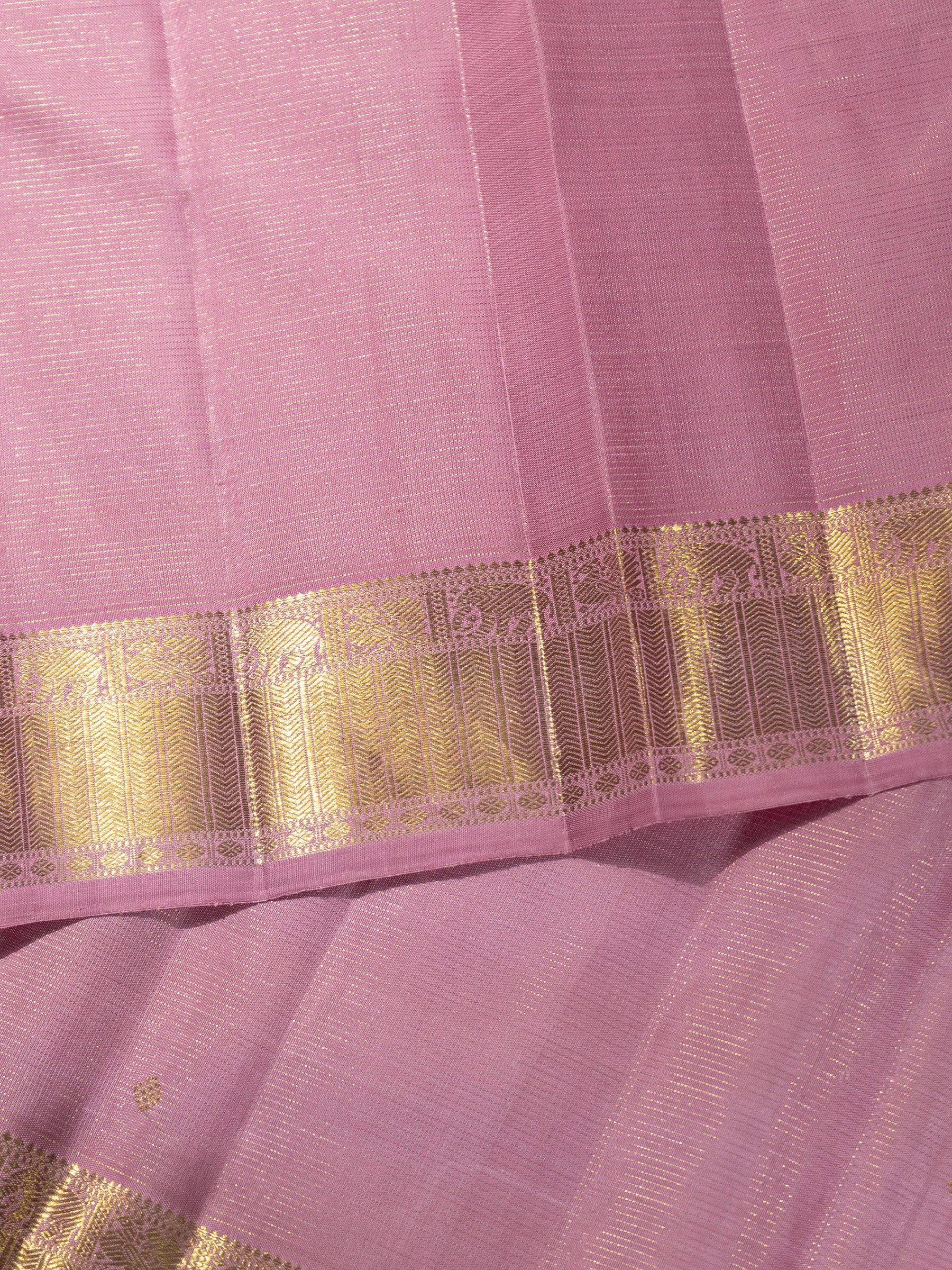 Blush pink Vairaoosi / Kanjipuram Silk Saree CLSA8249