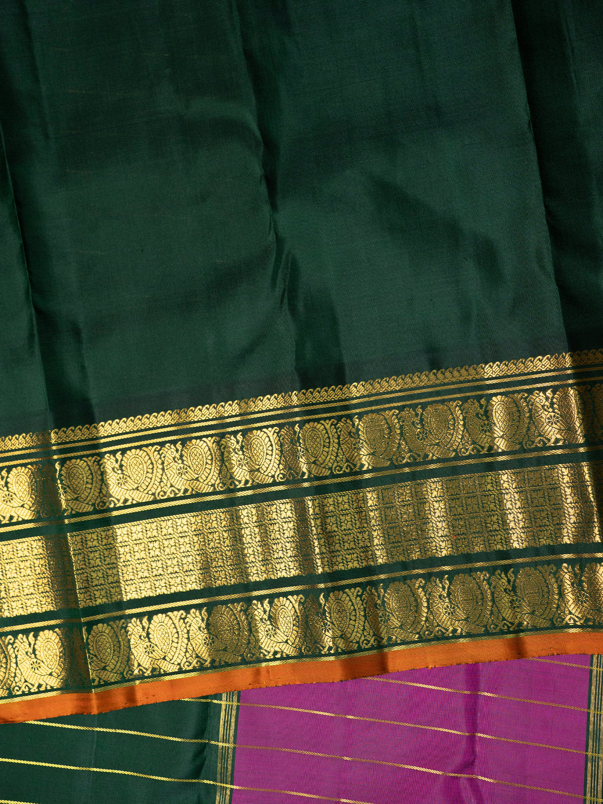 Vintage style Paalum pazhamum Korvai / Kanjipuram Silk Saree CLSA11642