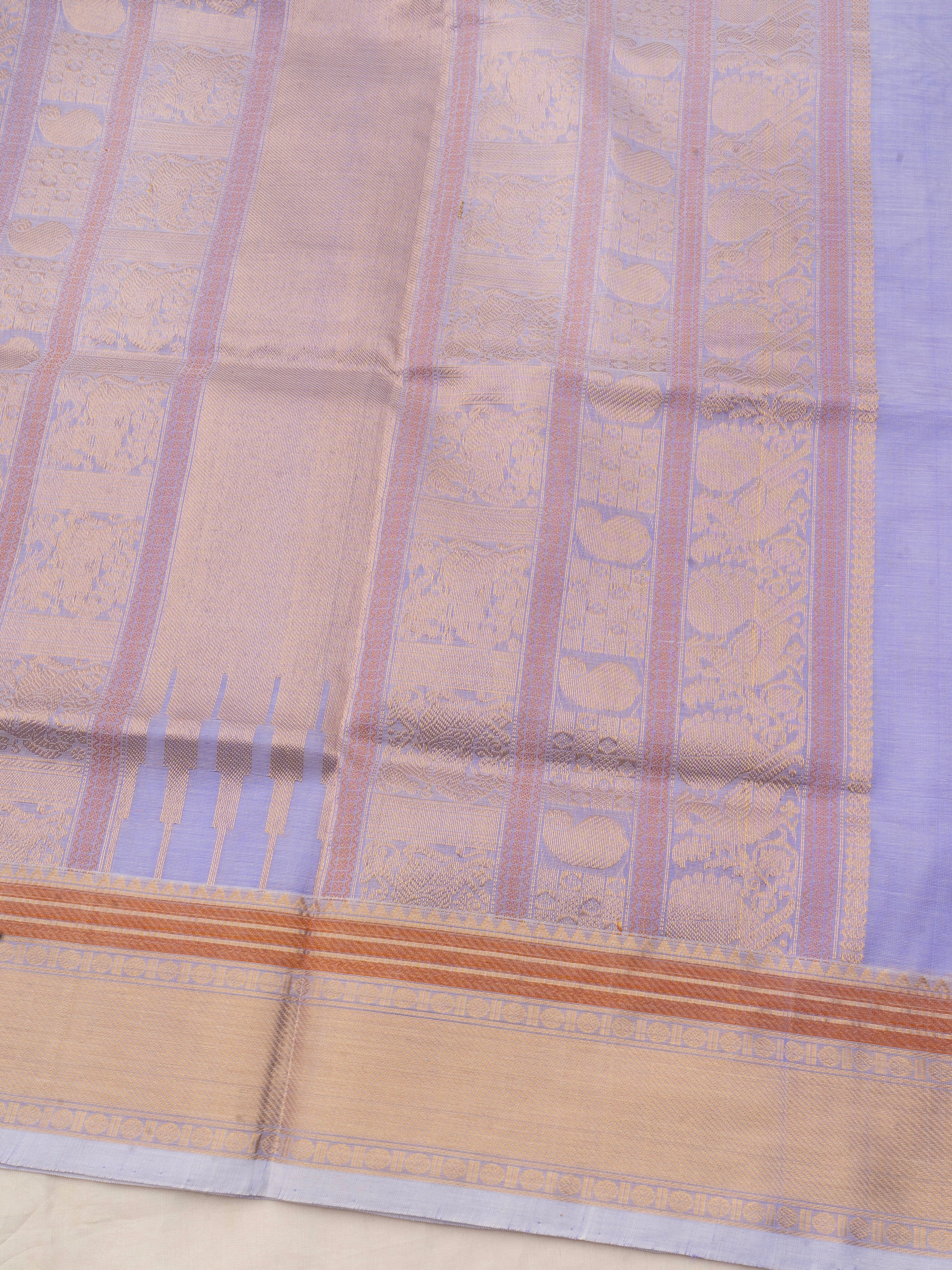 Paste lavender/ Silk Cotton Saree CLSA7246