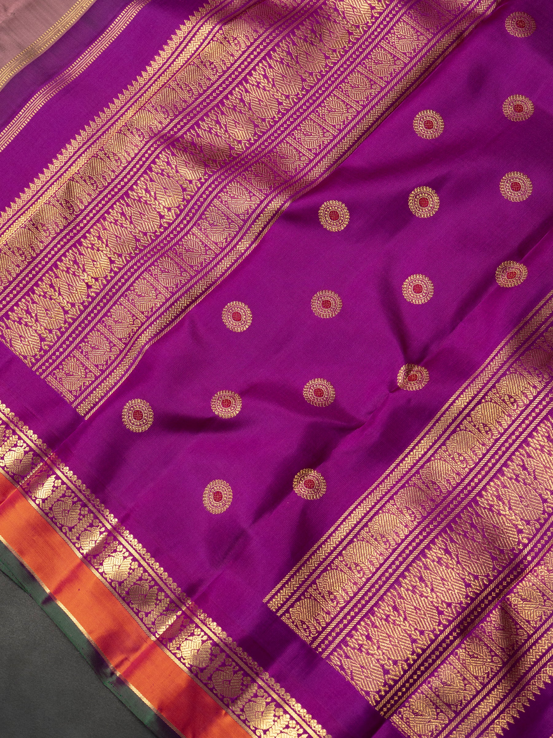 Mauve Korvai Kanjipuram Saree CLSA9479