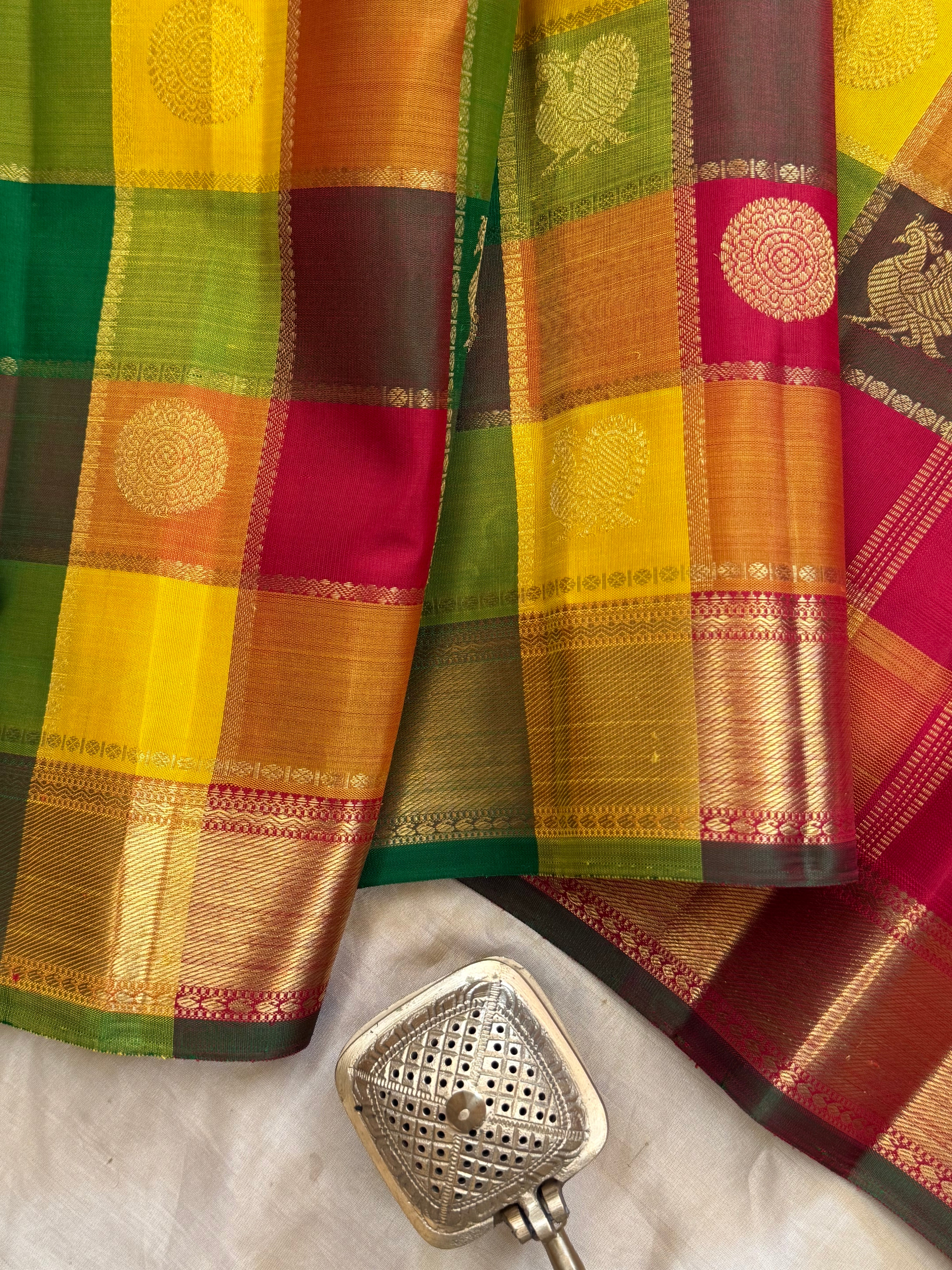 Vintage Paalum pazhum Kattam/kanjipuram silk /CLSA10490