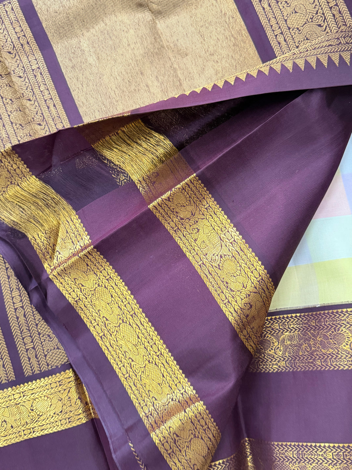 Vintage retta pet  Korvai  / Arani silk