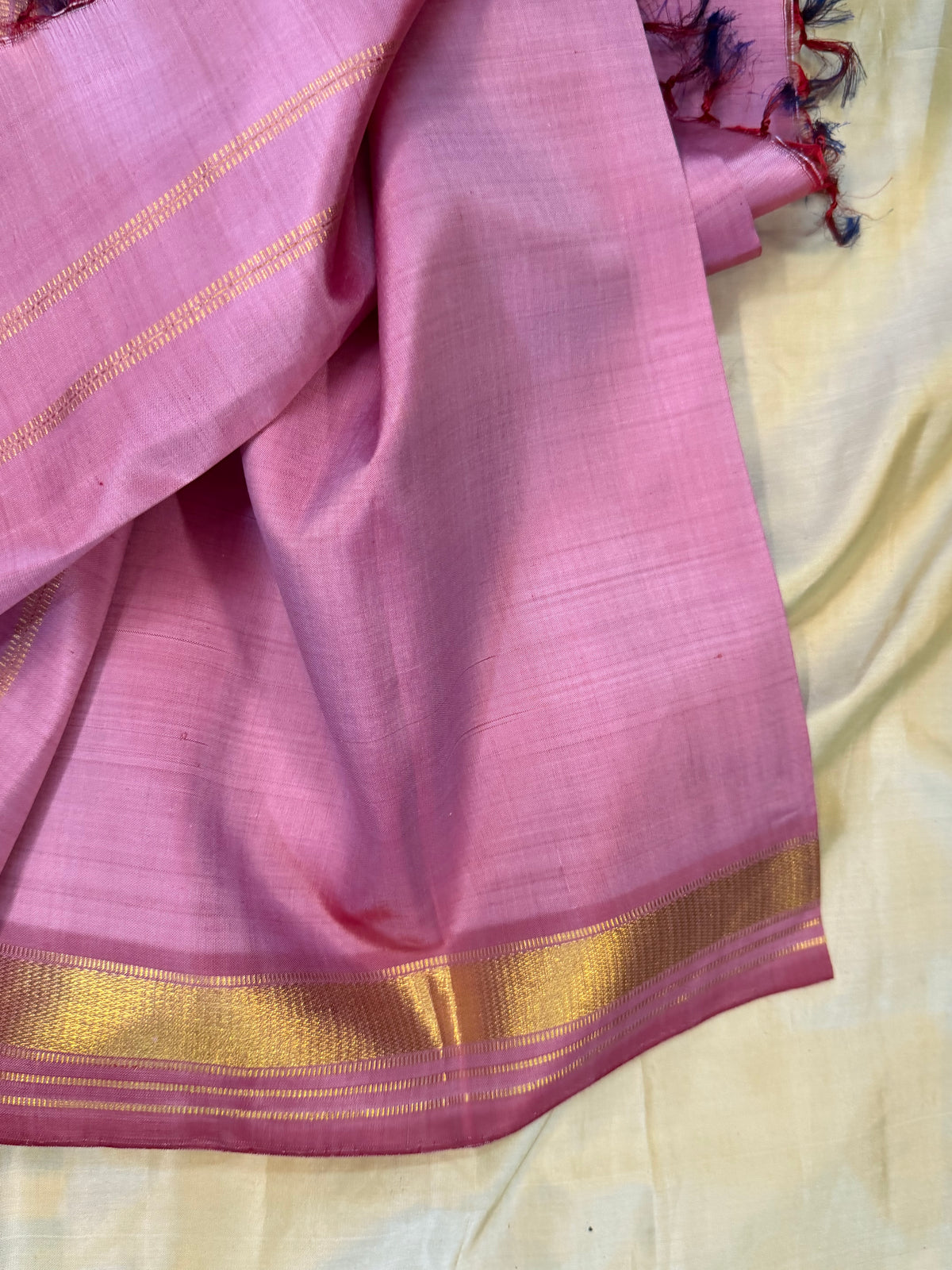 Pastel colour Aarani pure silk saree/ clsa 12062